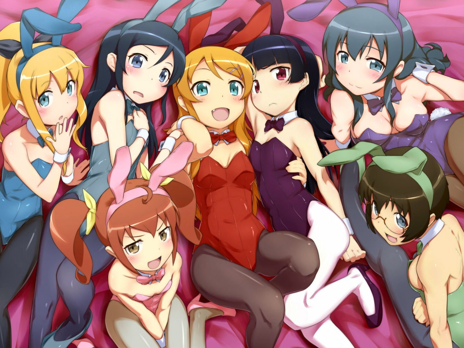 Makishima Saori, Kurusu Kanako, Gokou Ruri, Evans Bridget, Aragaki Ayase, Ore no Imouto ga Konnani Kawaii Wake ga Nai, Tamura Manami, 720P, Kousaka Kirino, HD Wallpaper
