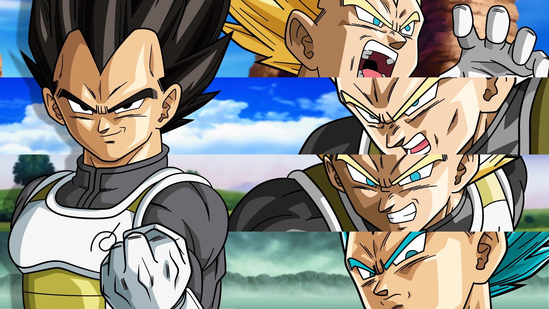 pattern, sunlight, outdoors, art and craft, dbz, multi colored, human representation, cloud - sky, nature, no people, sky, collage, leisure activity, 1080P, HD Wallpaper