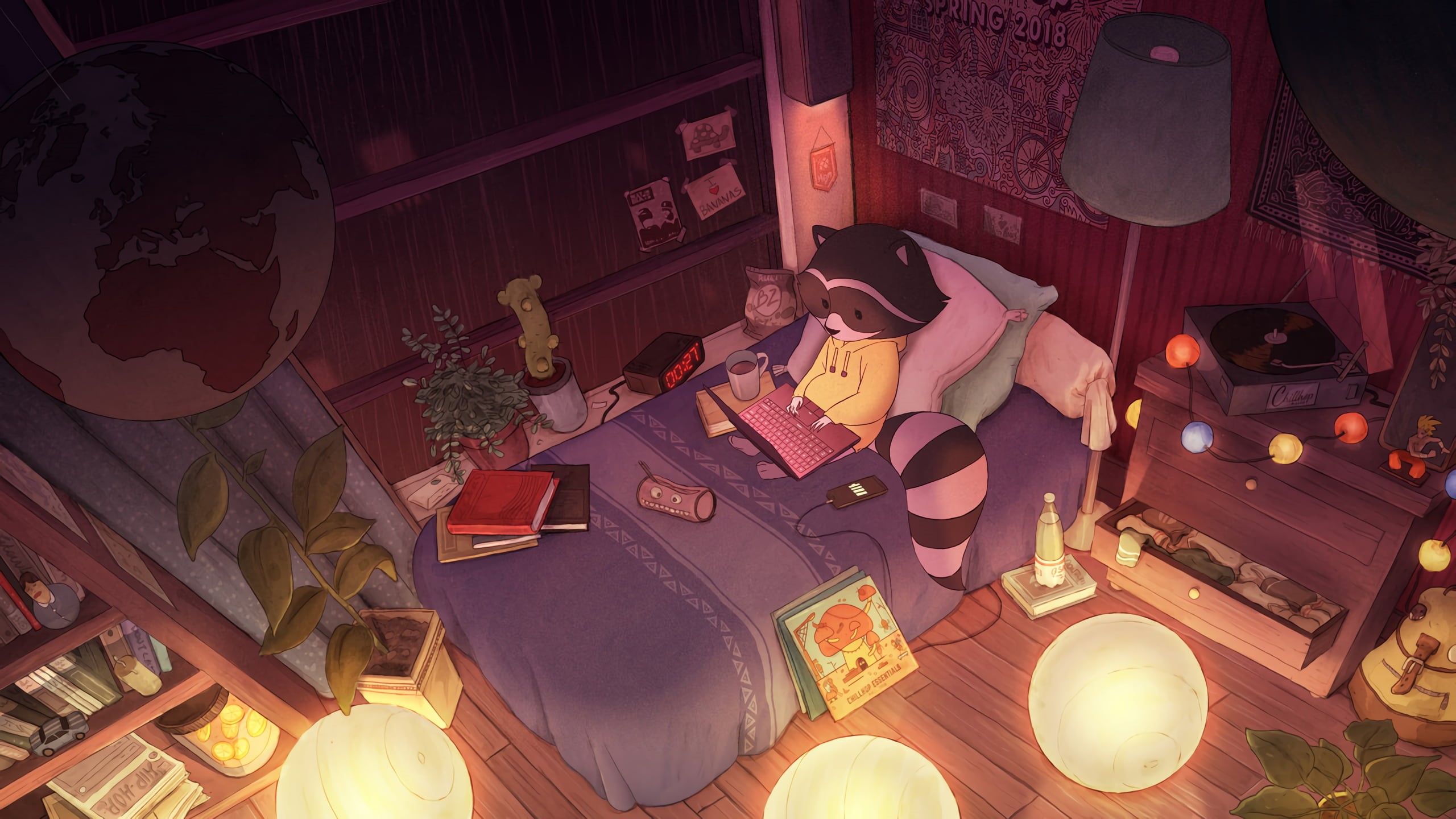 Chill Out, 2K, room, bed, interior, HD Wallpaper