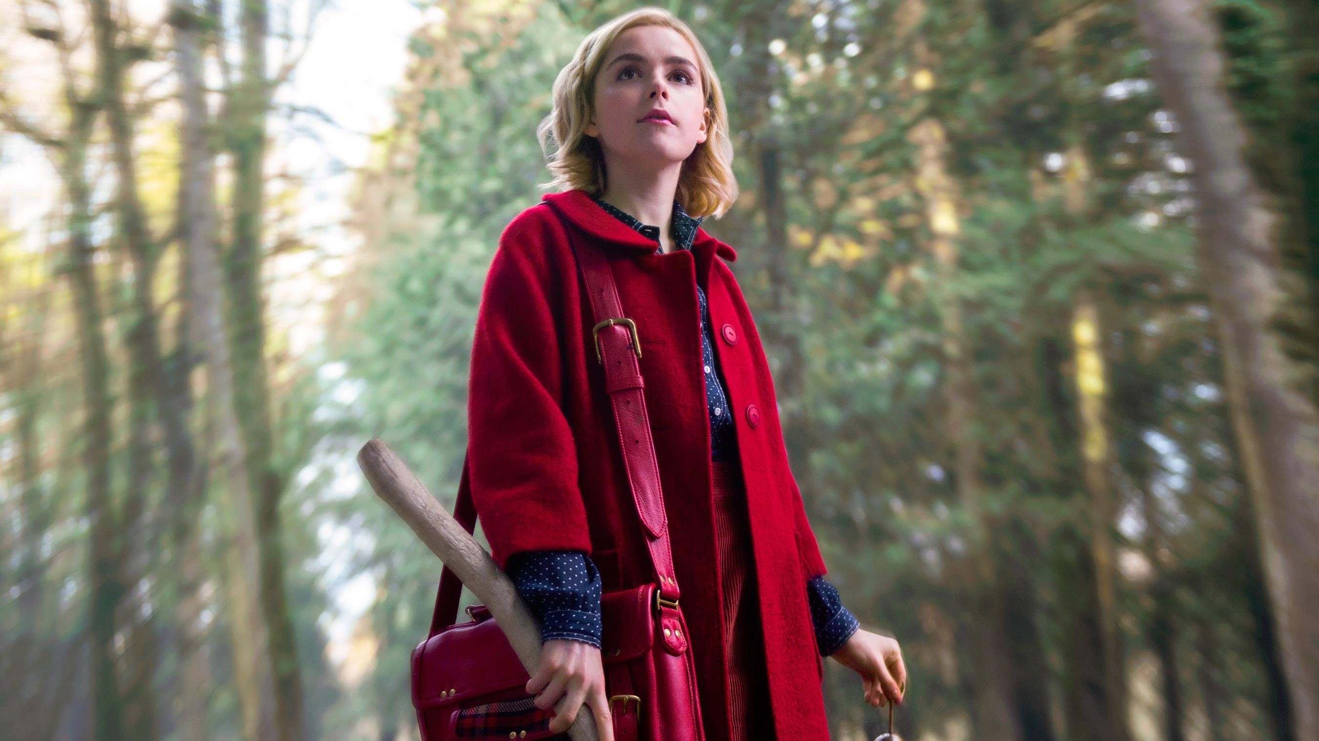 kiernan shipka, the chilling adventures of sabrina, girls, netflix, hd, tv shows, 2K, celebrities, HD Wallpaper
