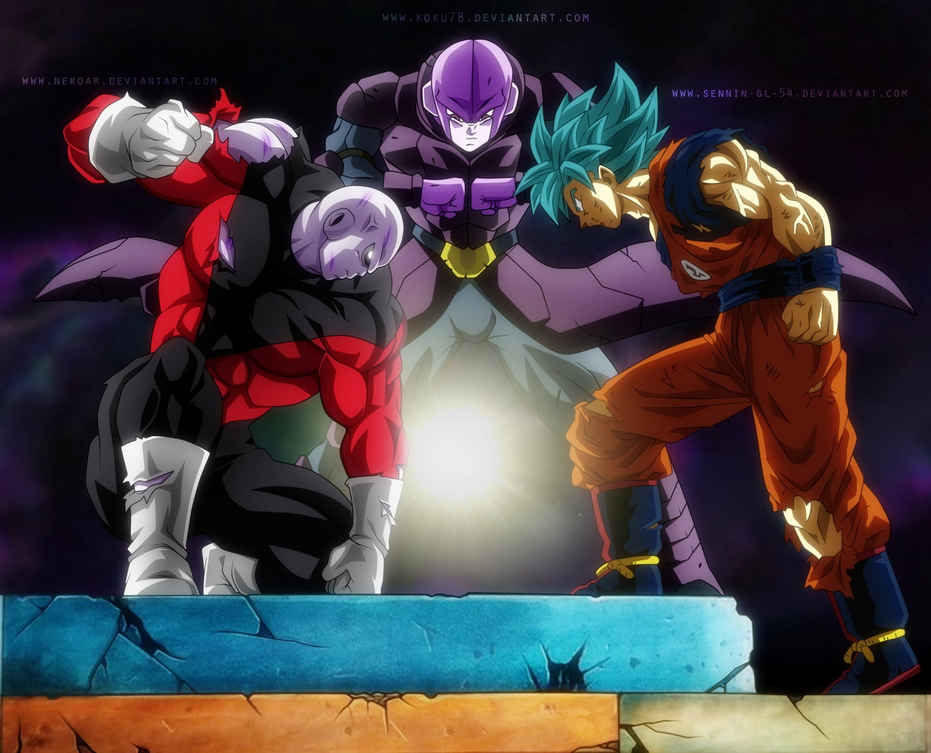 Dragon Ball Super, Goku, Jiren (Dragon Ball), 1080P, Hit (Dragon Ball), Dragon Ball, HD Wallpaper