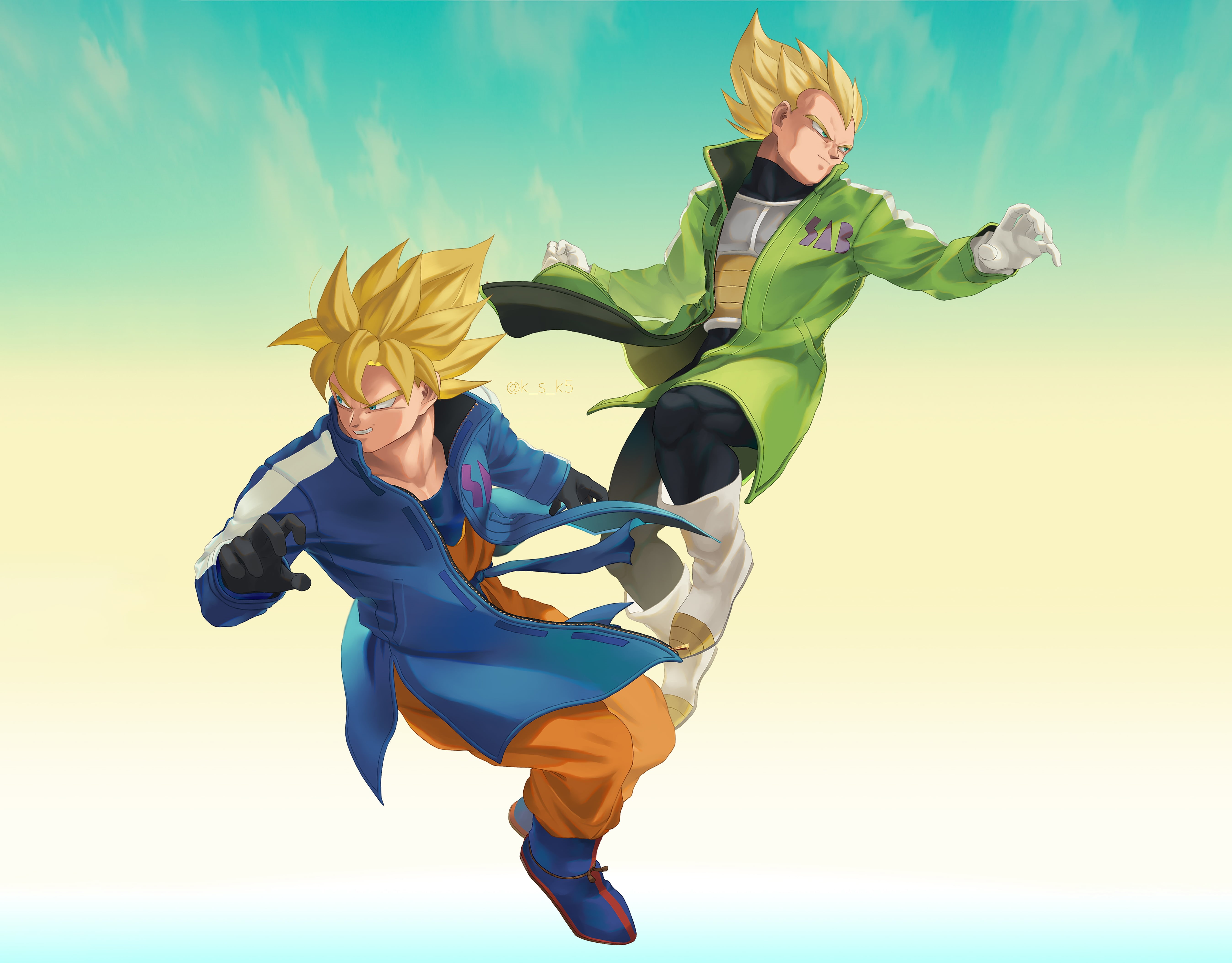 5K, Movie, Super Saiyan, Dragon Ball Super: Broly, Vegeta (Dragon Ball), Goku, HD Wallpaper