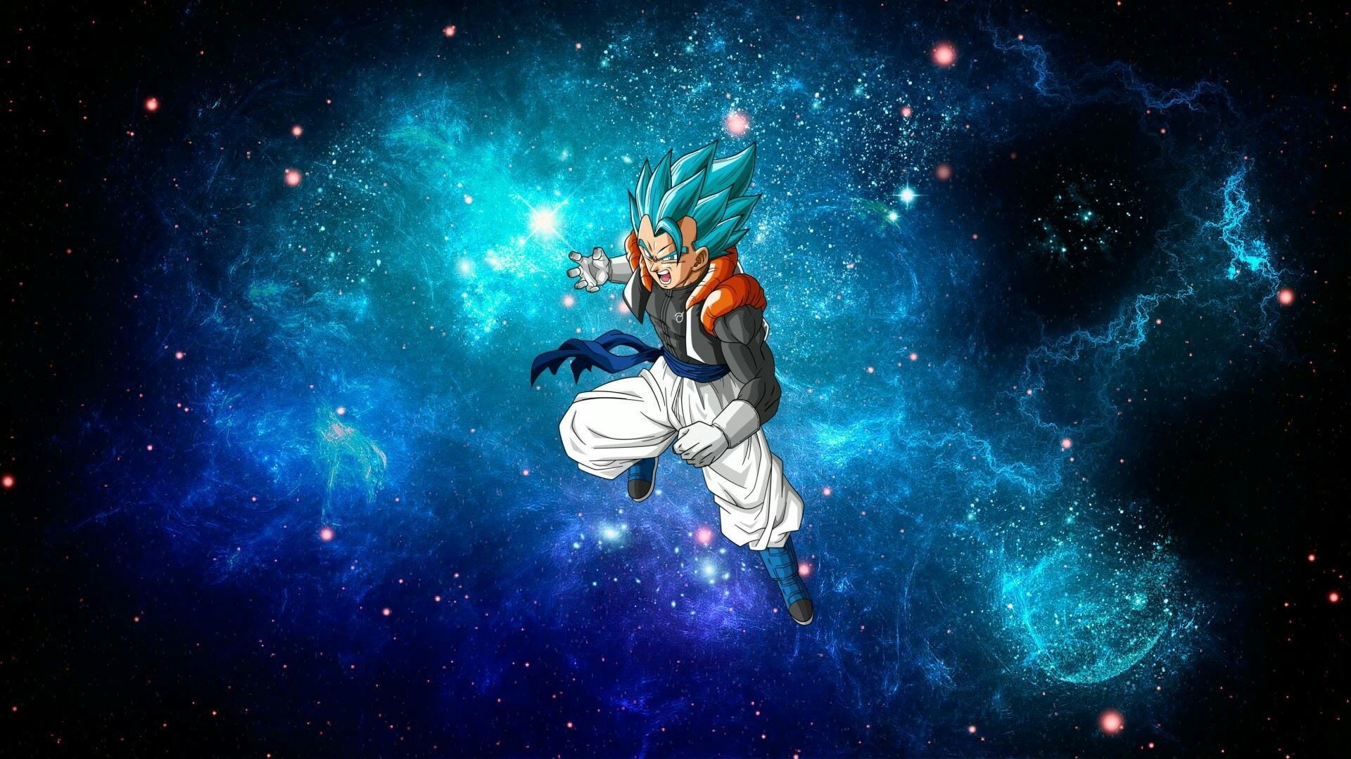 Gogeta (Dragon Ball), Super Saiyan Blue, Dragon Ball Super: Broly, Movie, 1080P, HD Wallpaper