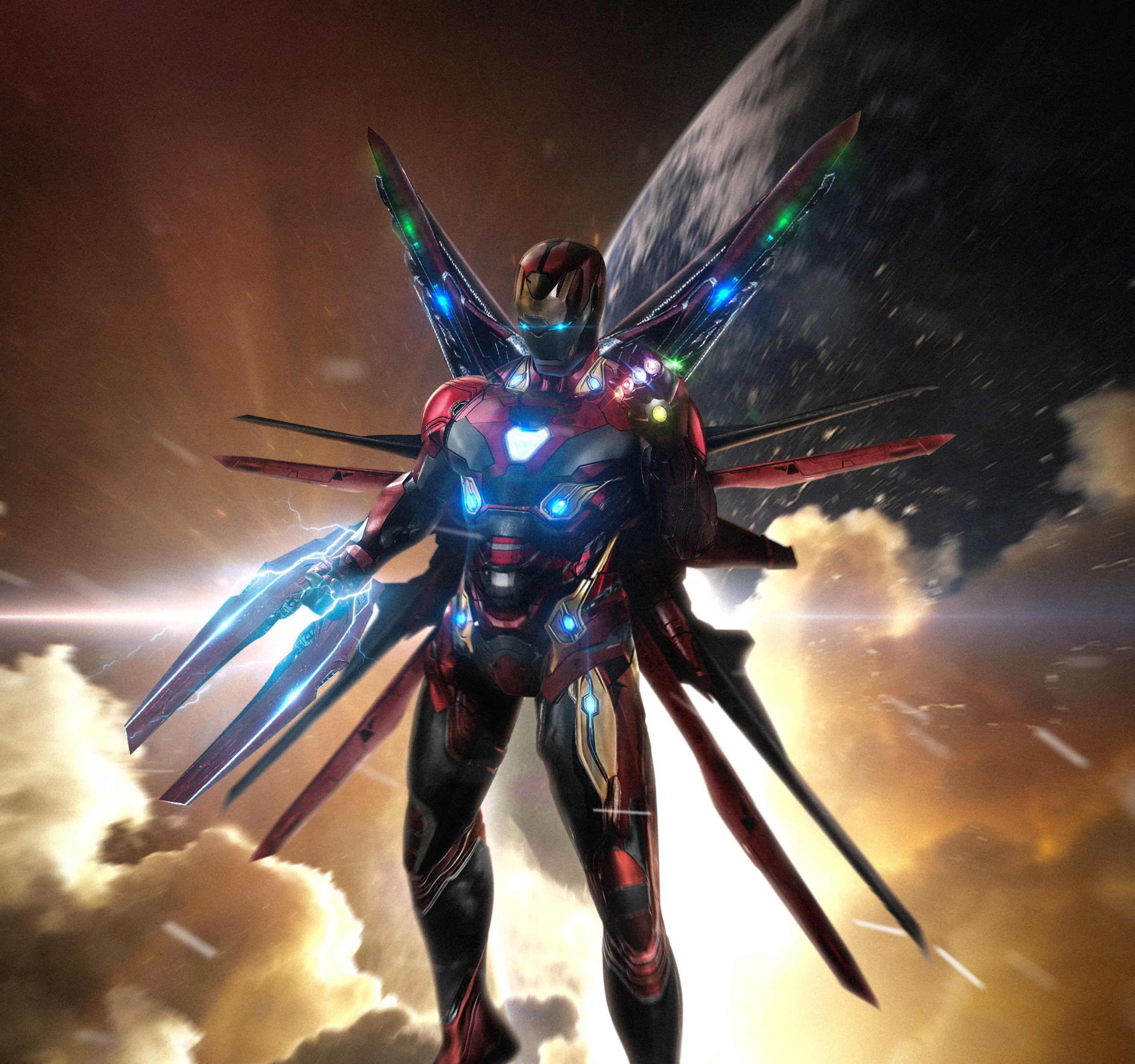 Infinity Gauntlet, Iron Man, HD, 2K, HD Wallpaper