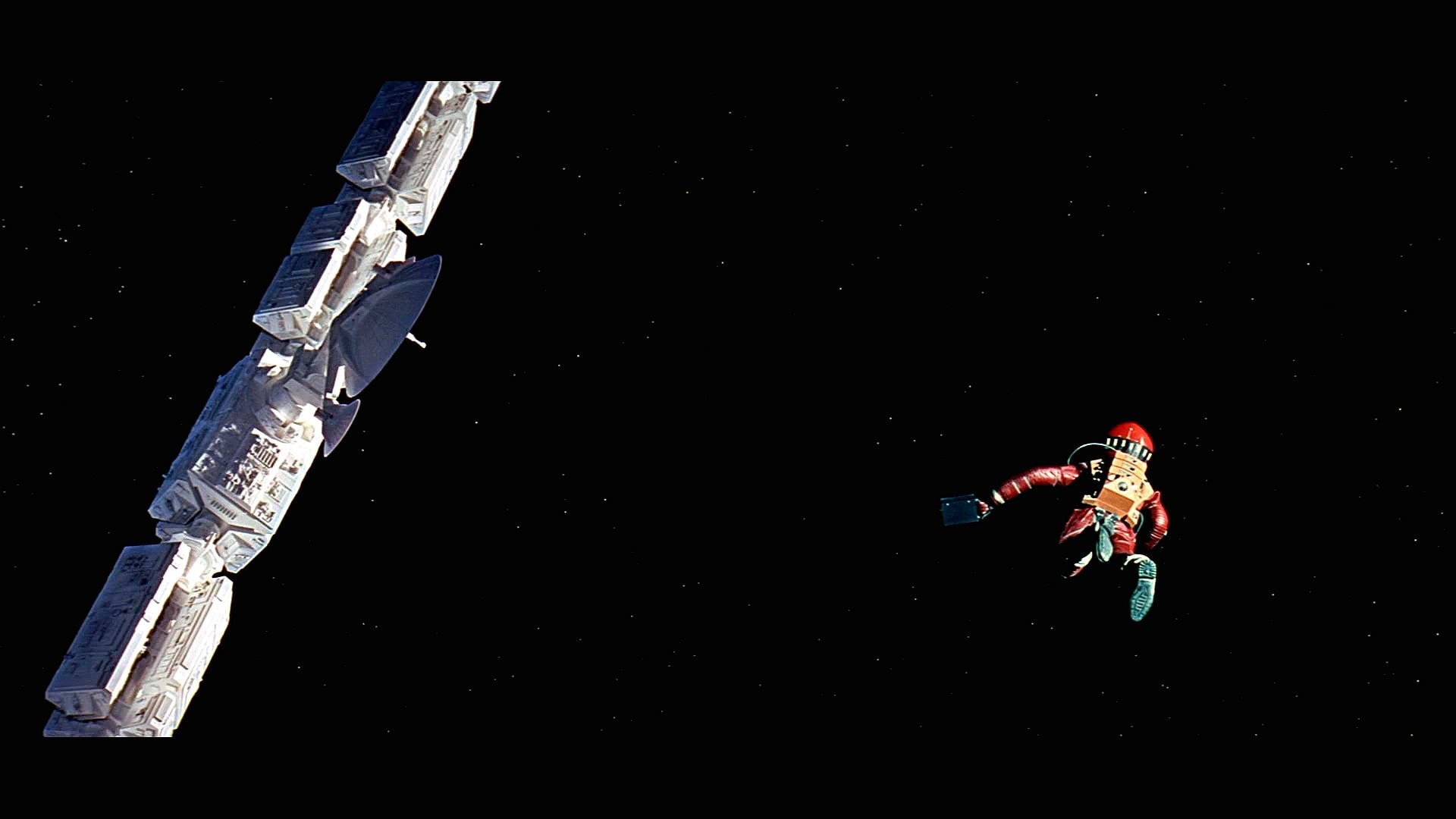 space, 1080P, mystery, odyssey, 2001, sci-fi, spaceship, futuristic, HD Wallpaper