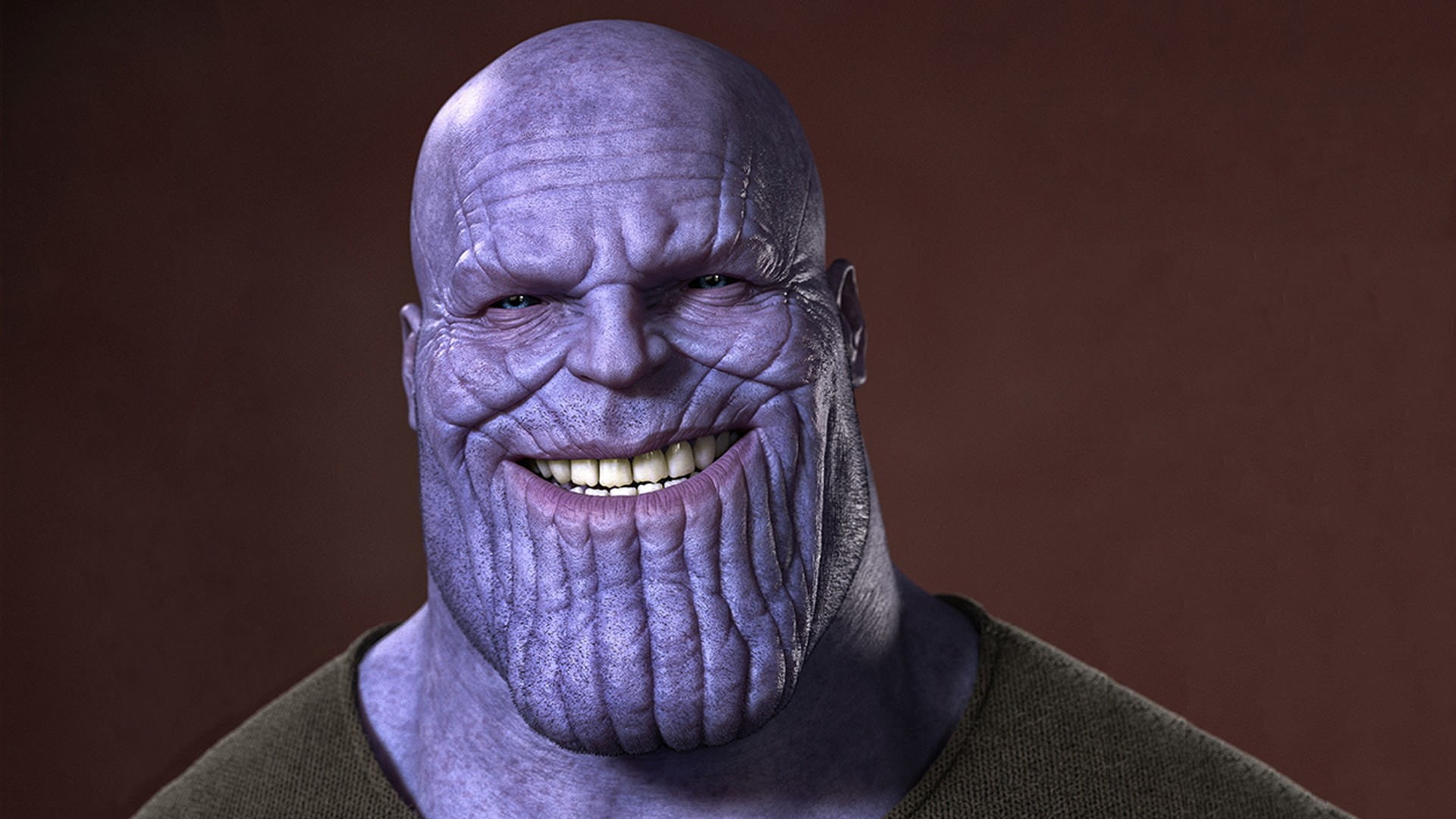 smiling, 1080P, thanos, HD Wallpaper