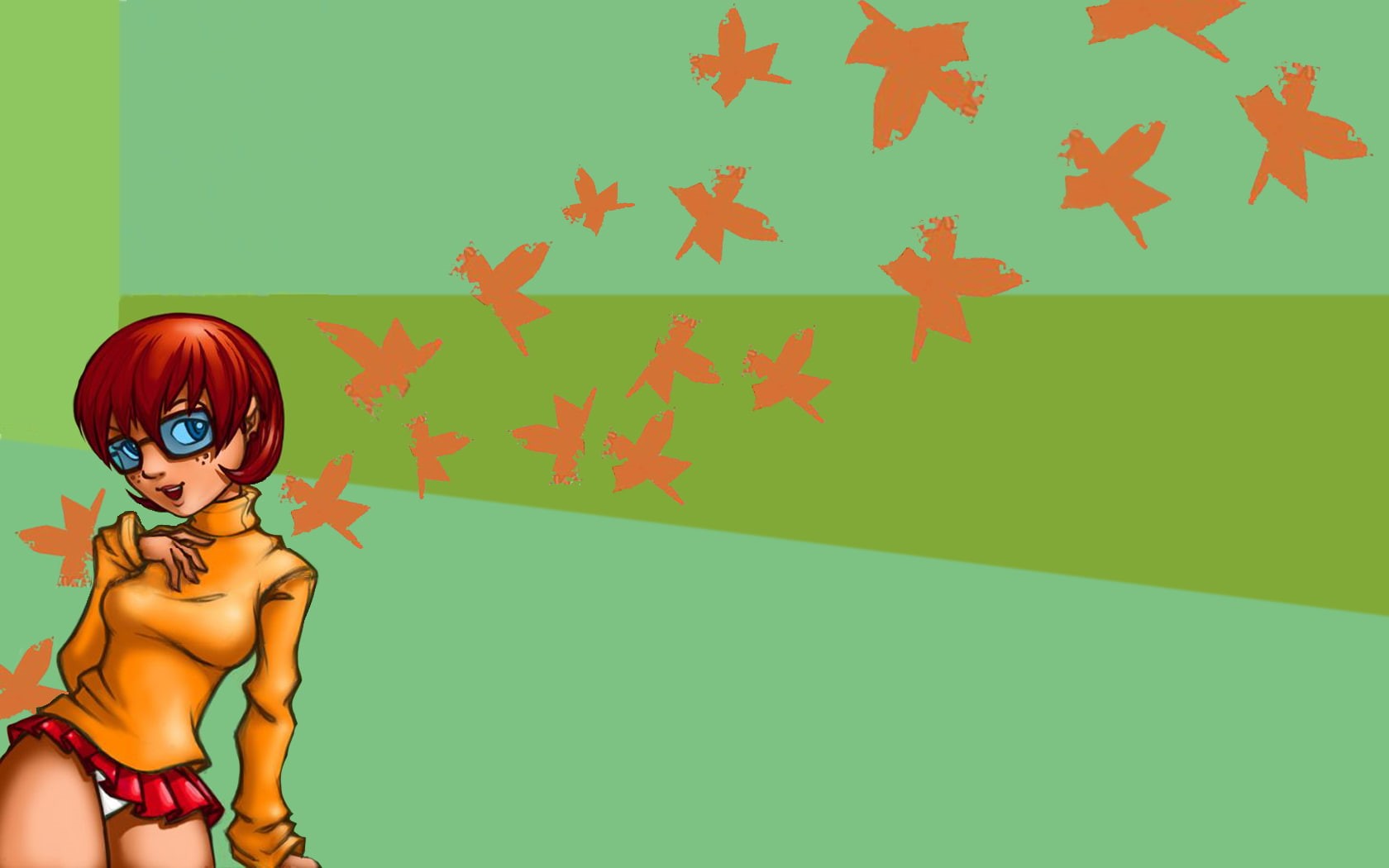 scooby, drawing, cartoon/comic, velma, 720P, hd, doo, HD Wallpaper