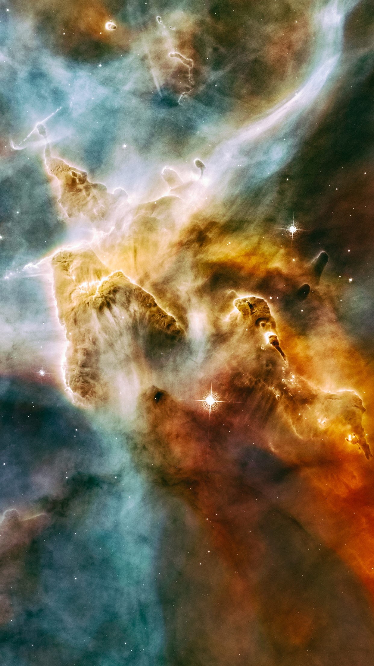 portrait display, space, galaxy, 1080P, vertical, Phone HD Wallpaper