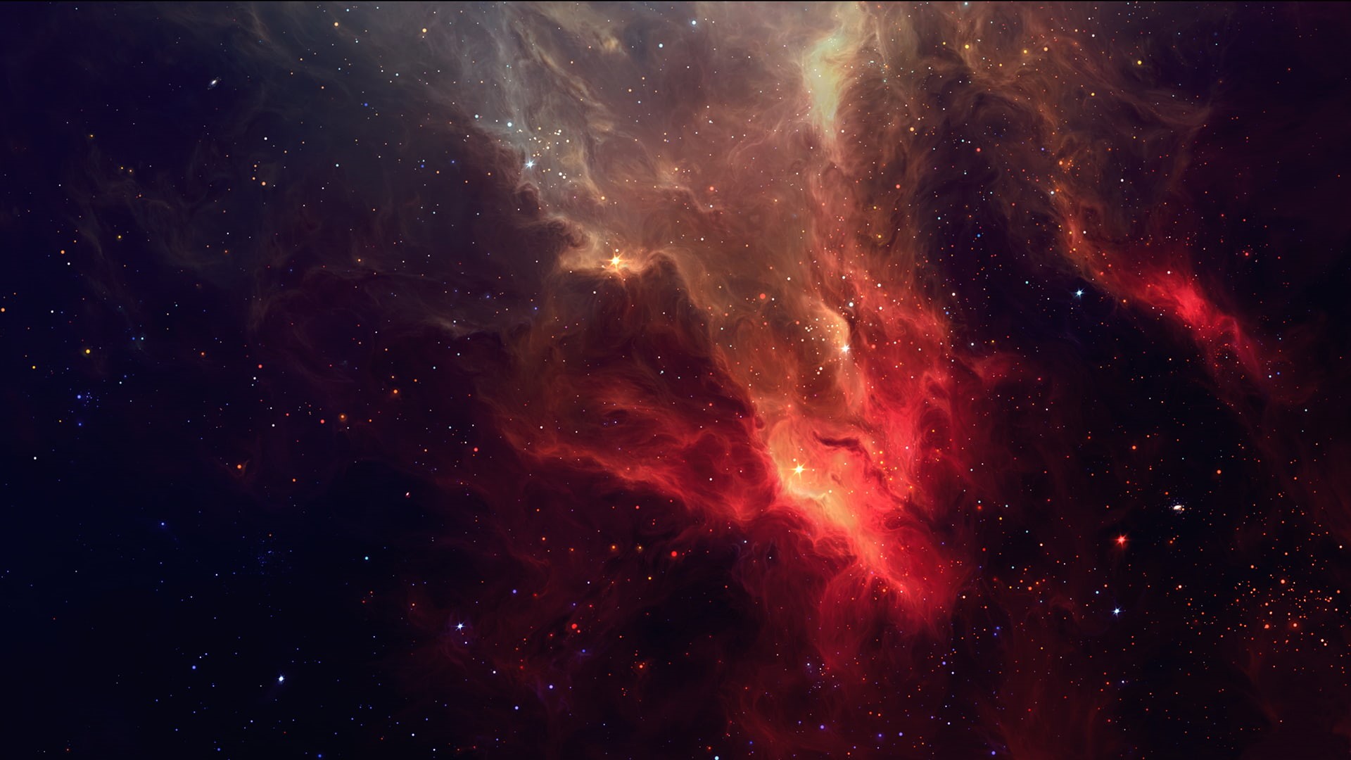 space art, nebula, space, TylerCreatesWorlds, 1080P, HD Wallpaper