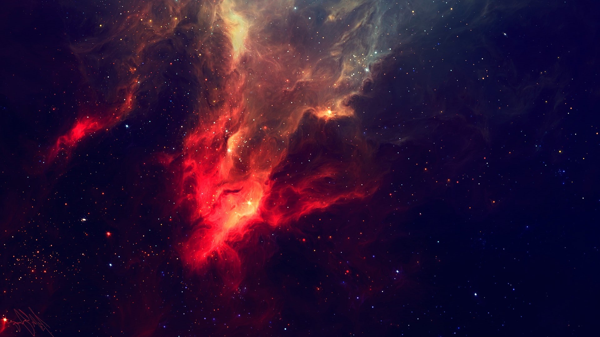 nature, beauty in nature, ruined, star - space, star, astronomy, galaxy, 1080P, space, cloud - sky, TylerCreatesWorlds, mystery, luminosity, majestic, HD Wallpaper
