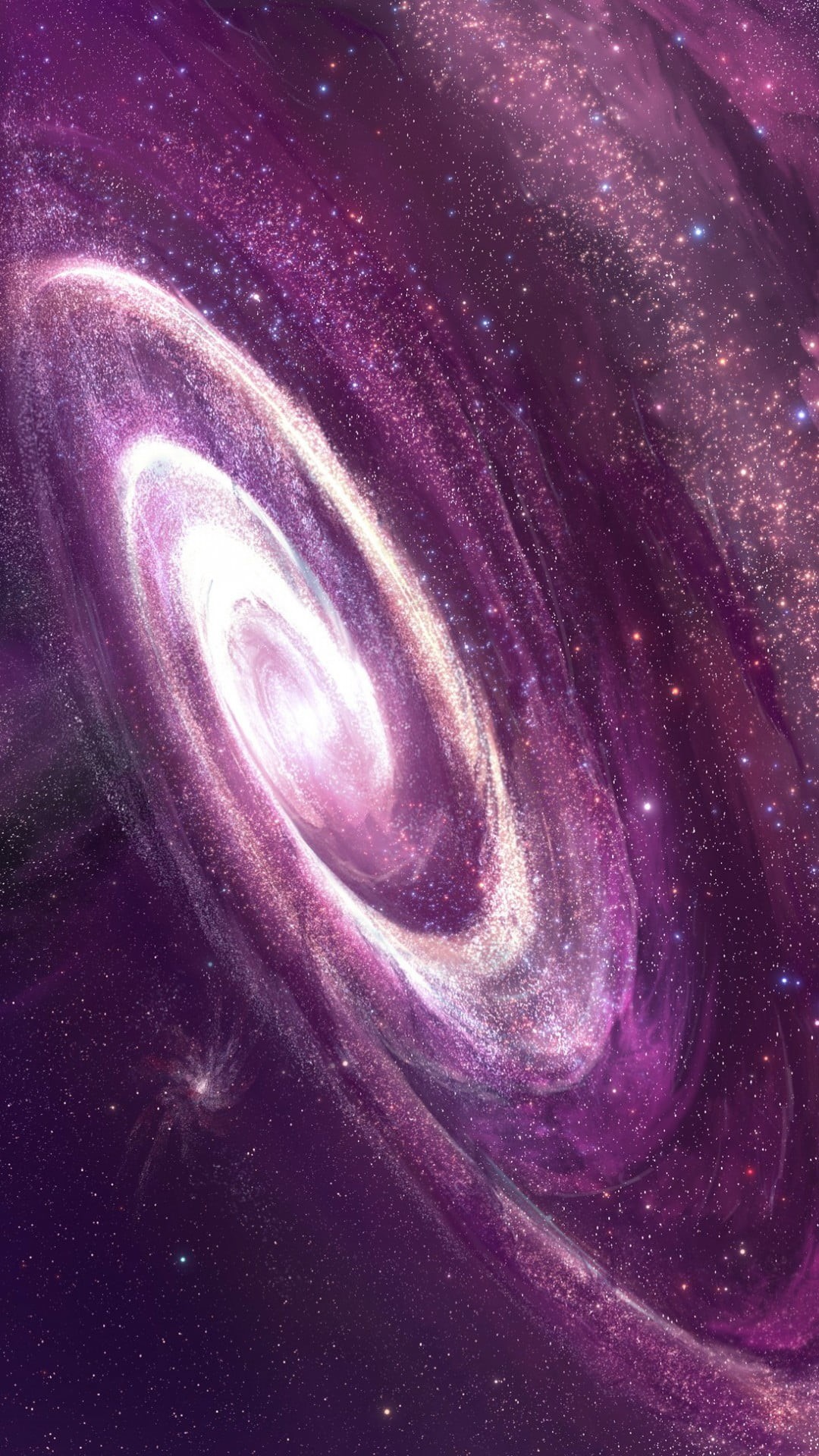 nebula, full frame, no people, astronomy, stars, close-up, sky, infinity, universe, purple, star, science, technology, backgrounds, 1080P, abstract, beauty in nature, Phone HD Wallpaper