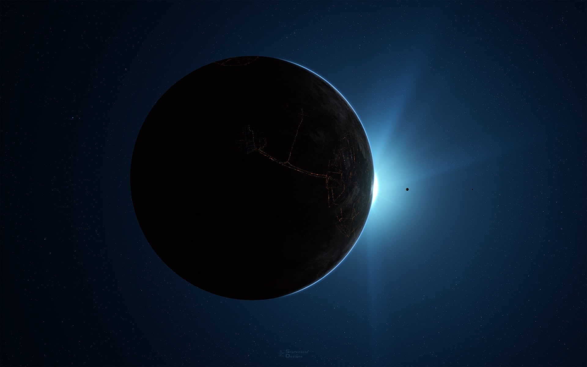 Starkiteckt, space, artwork, planet, 1080P, space art, HD Wallpaper