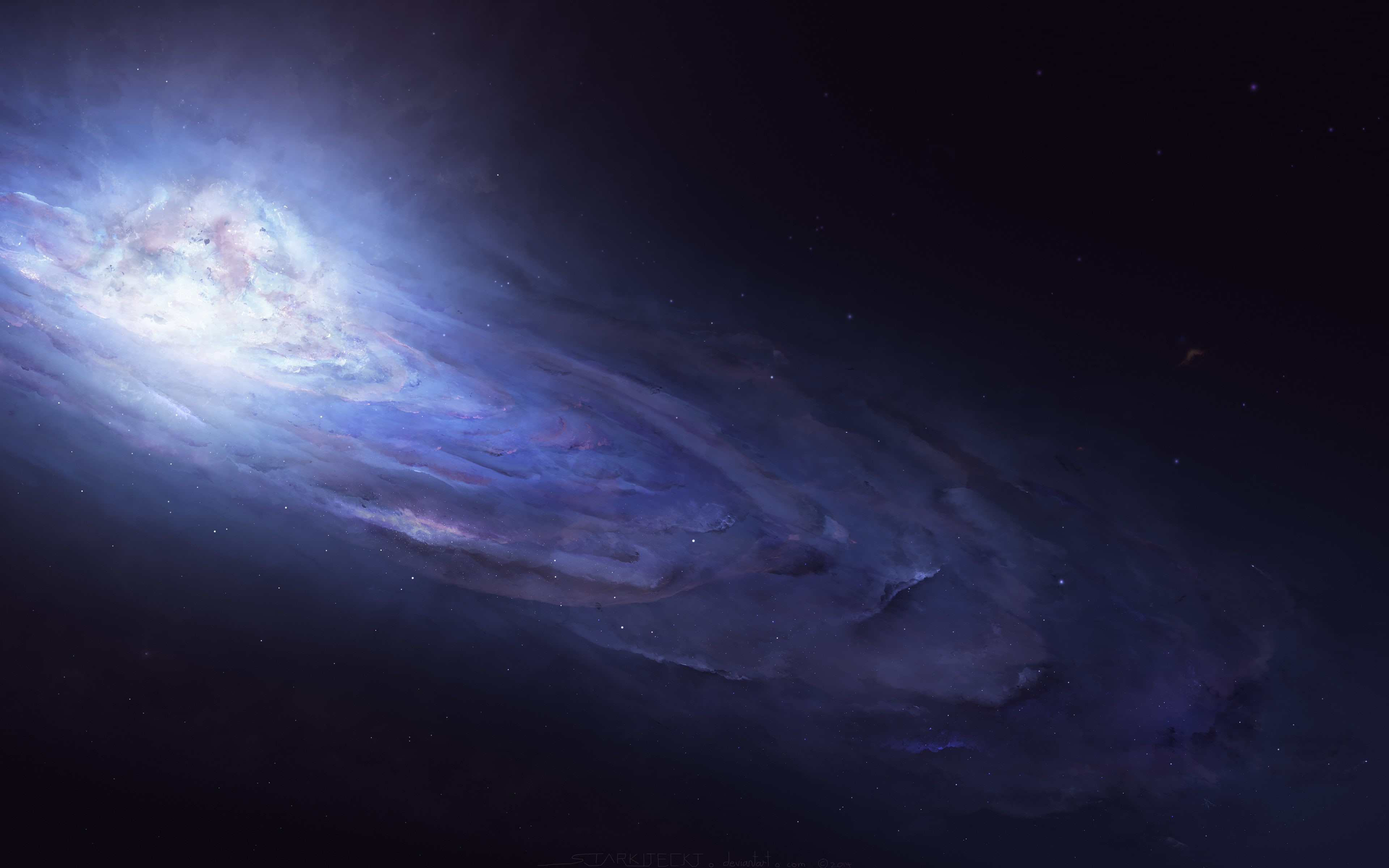 Starkiteckt, space art, space, artwork, 4K, Andromeda, HD Wallpaper