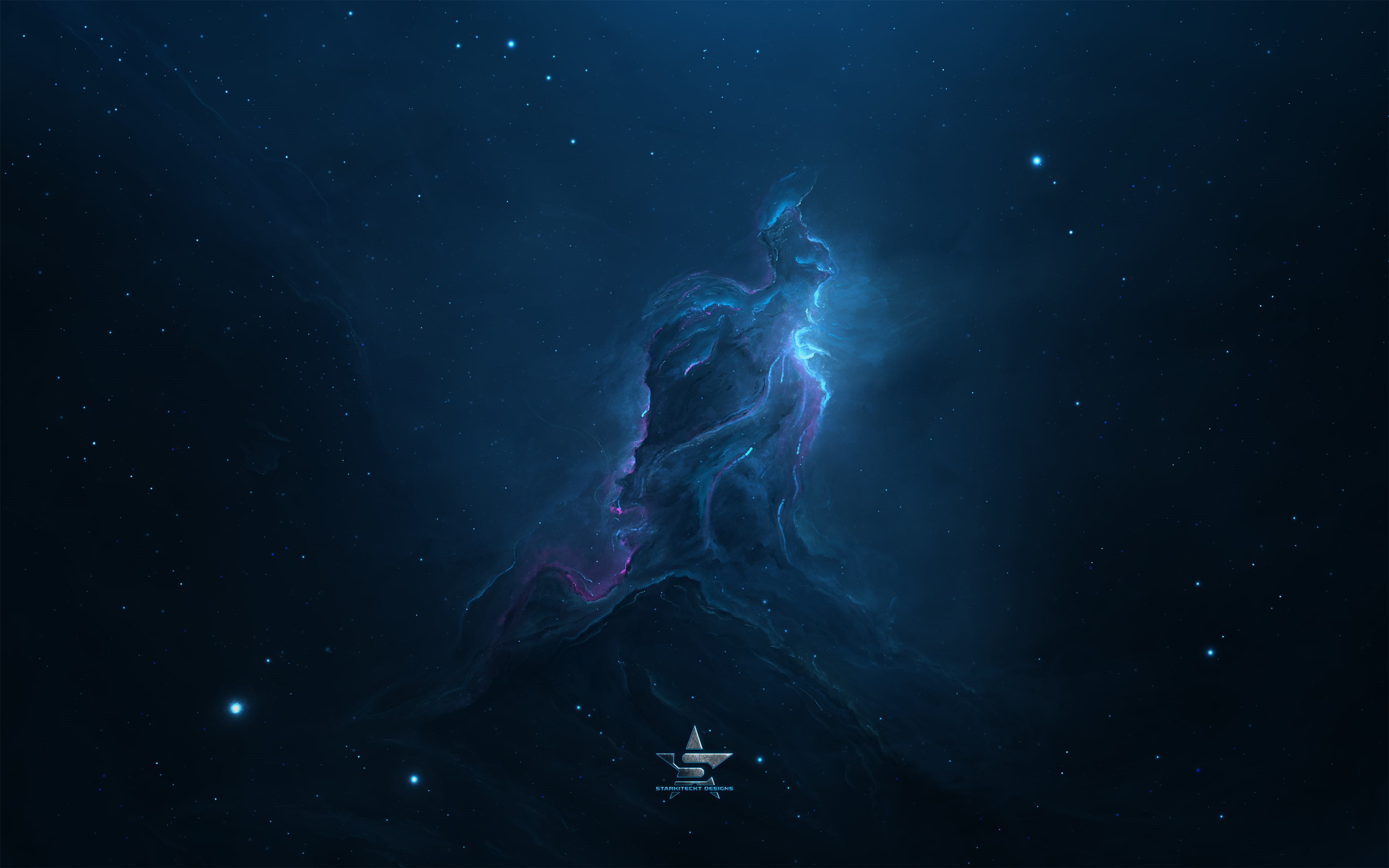 nebula, space, Starkiteckt, 4K, HD Wallpaper