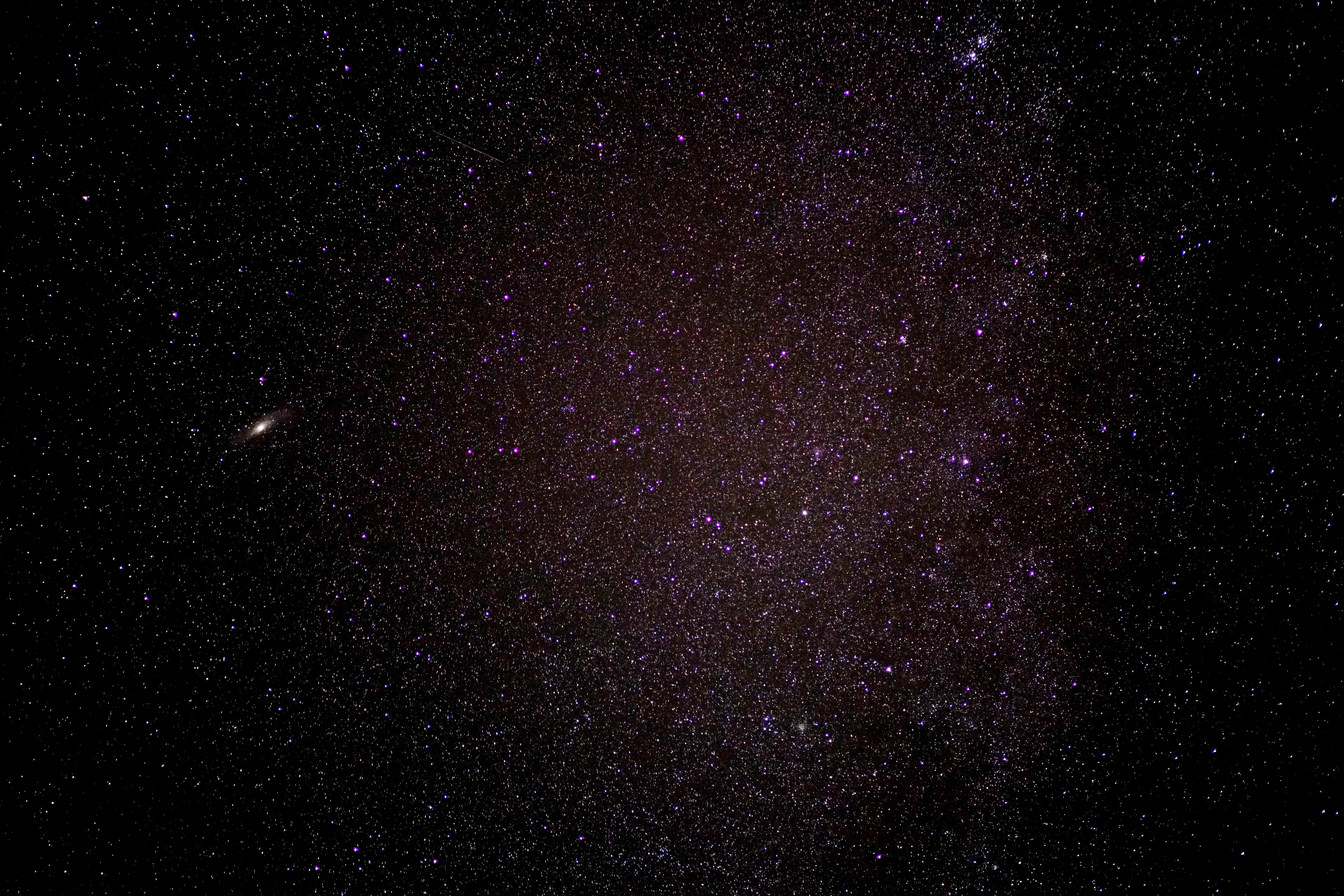 ngc 884, digital astrophotography, luminosity, awe, full frame, galaxies, constellation, open sternhaufen, ngc 869, outdoors, space, type sb, backgrounds, HD Wallpaper