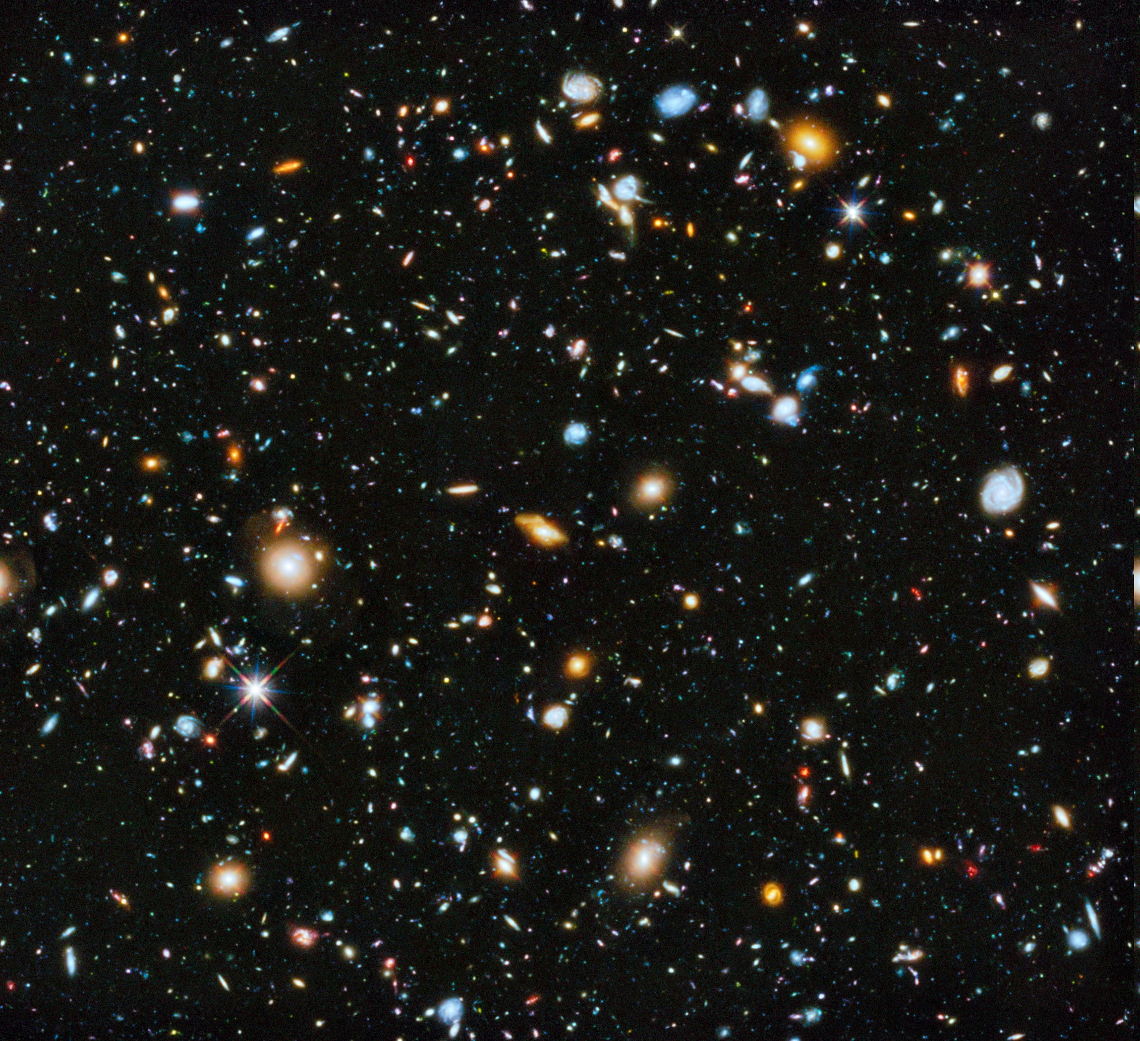 illuminated, satellite view, bright, mystery, space exploration, luminosity, bunch, infinity, no people, Hubble Deep Field, astronomy, sky, star - space, HD Wallpaper