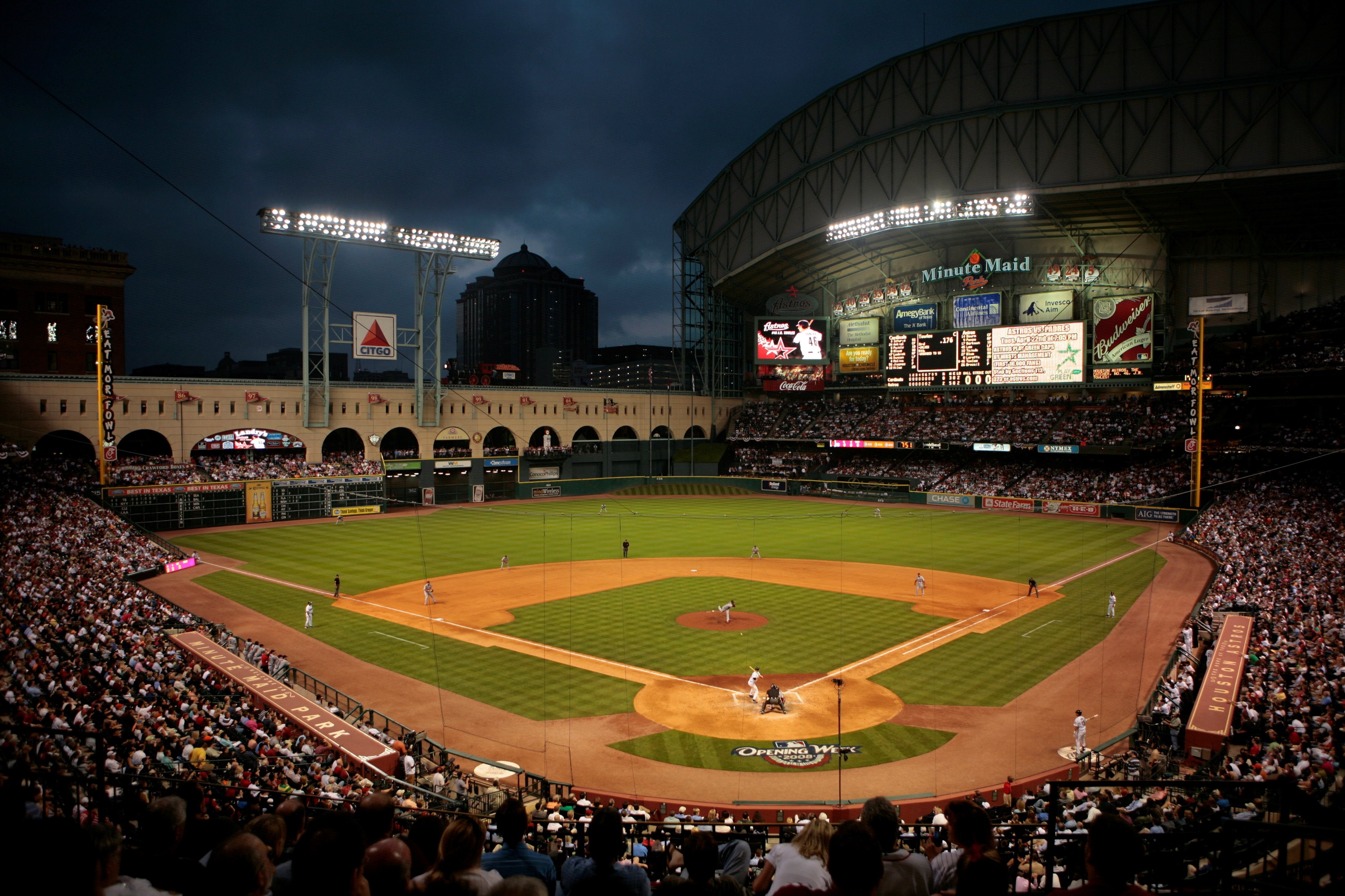 astros, 4K, mlb, houston, baseball, HD Wallpaper