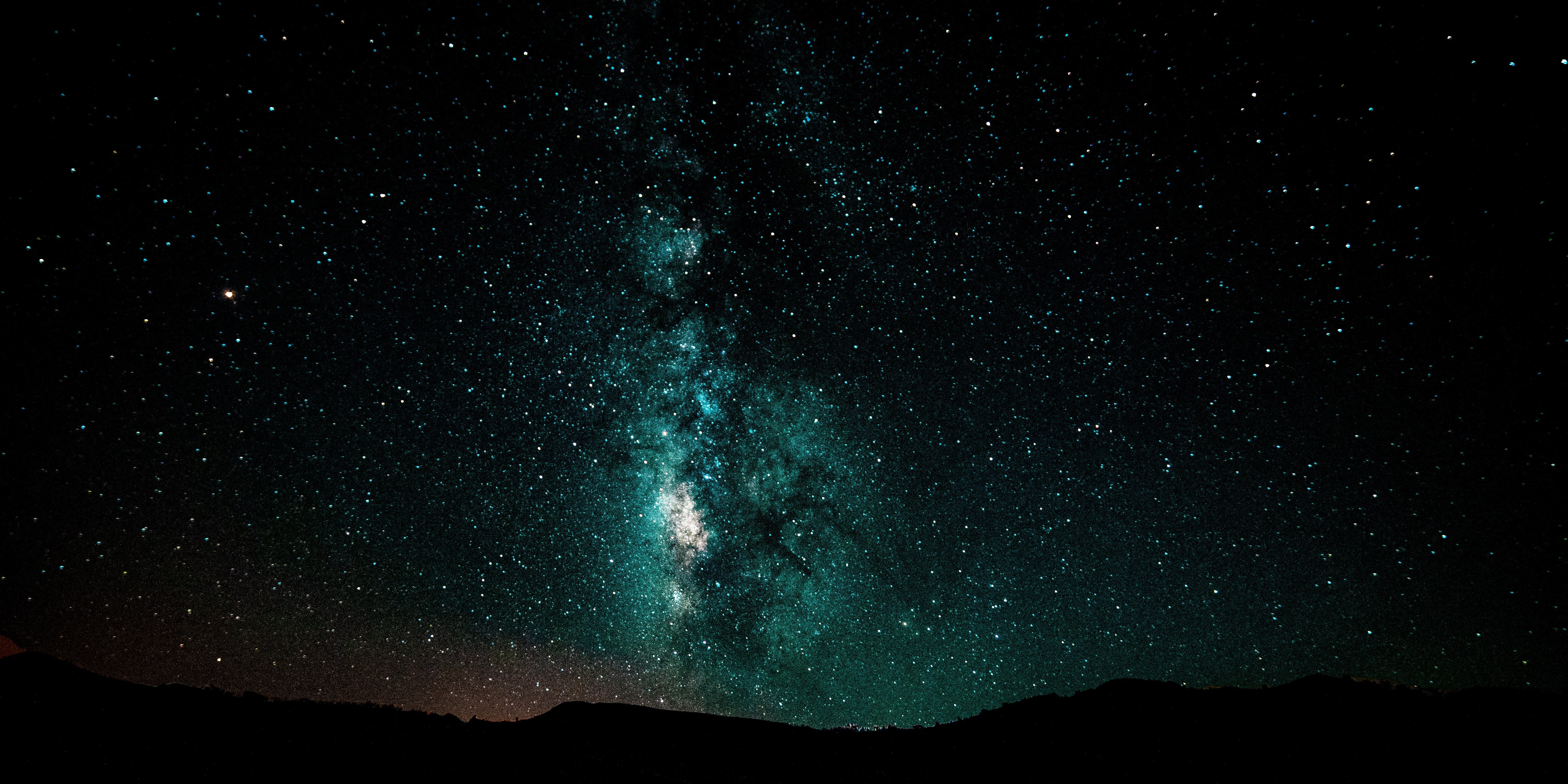 star Trail, astronomy Telescope, nature, 5K, milky Way, outdoors, starry sky, scenics, space Exploration, blue, astronomy, science, nebula, no people, HD Wallpaper