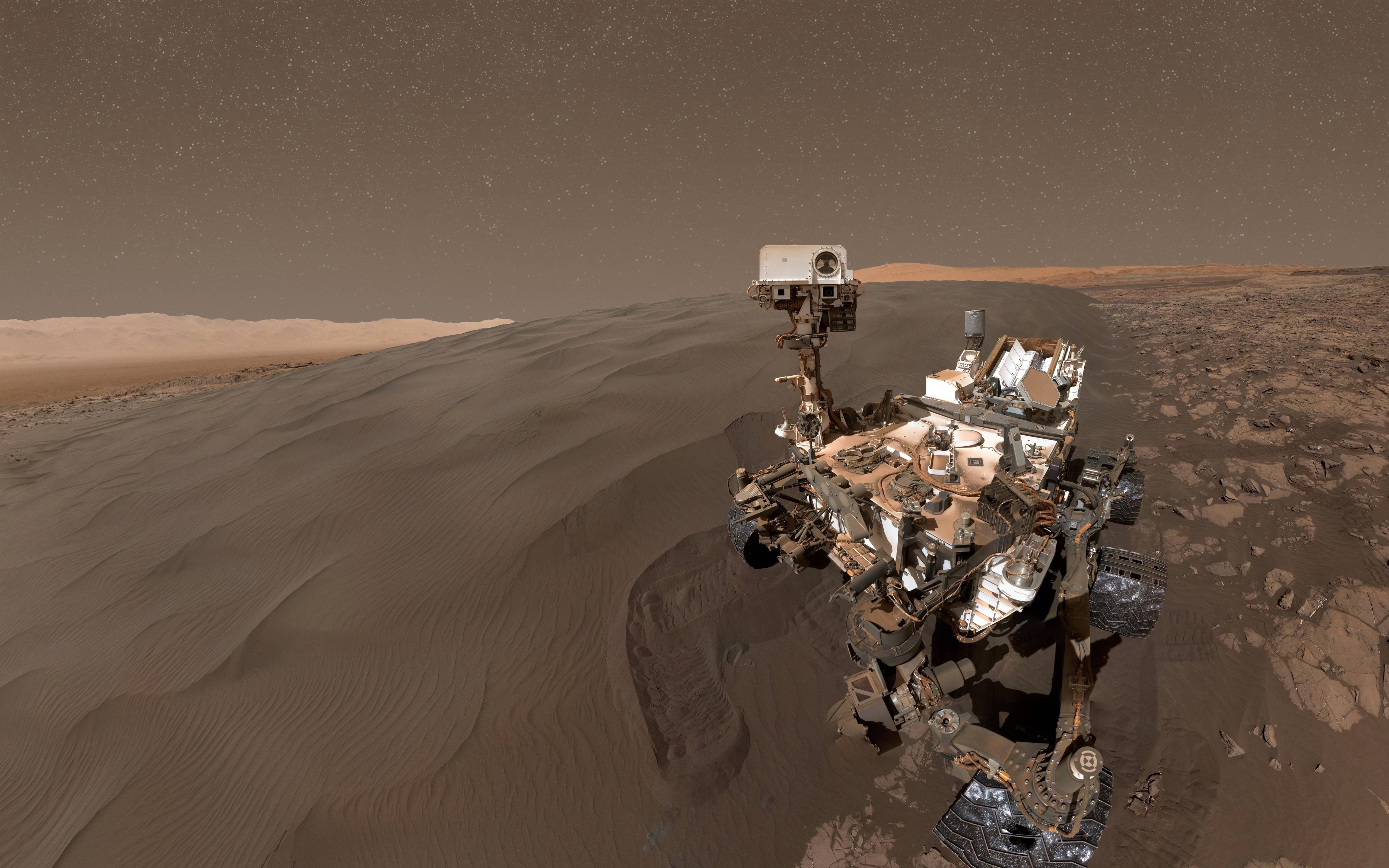 robotic rover, Curiosity, 5K, Mars, HD Wallpaper
