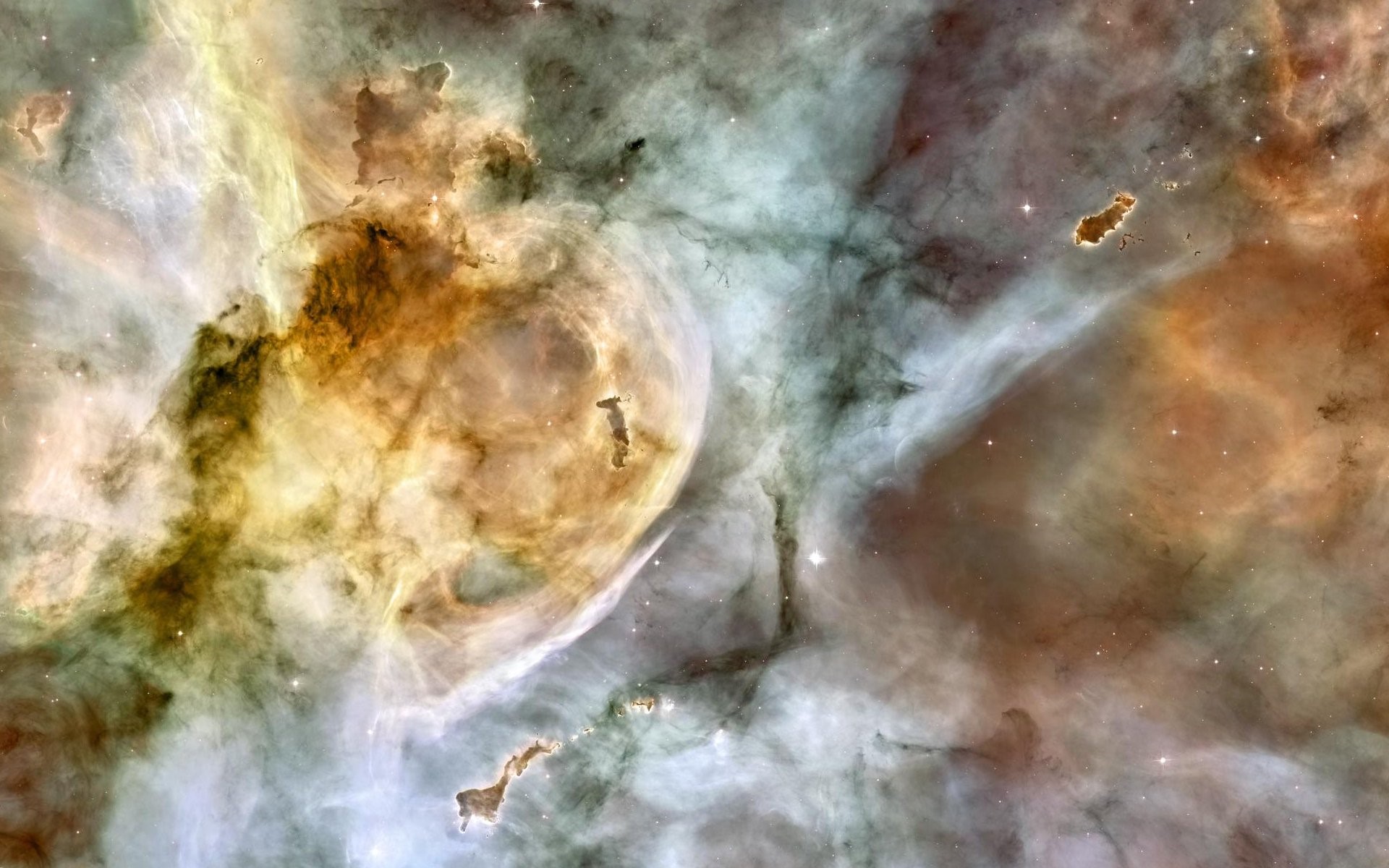 carina nebula, art and craft, backgrounds, 1080P, all, mists, close-up, multi colored, rock, astronautics, universe, rock - object, aviation, mineral, HD Wallpaper