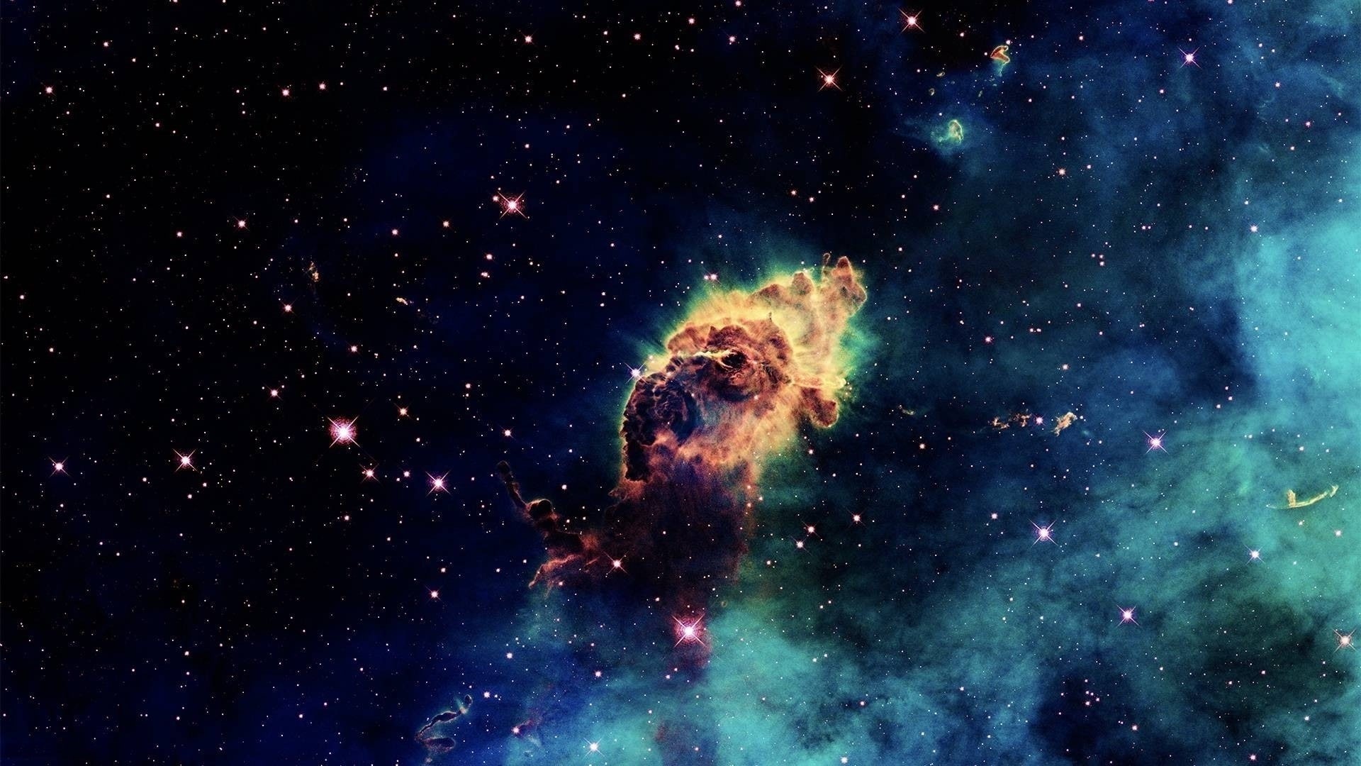 artwork, digital, 1080P, outer, nebula, x, carina, nebulae, hd, outer space, aircraft, art, space, HD Wallpaper