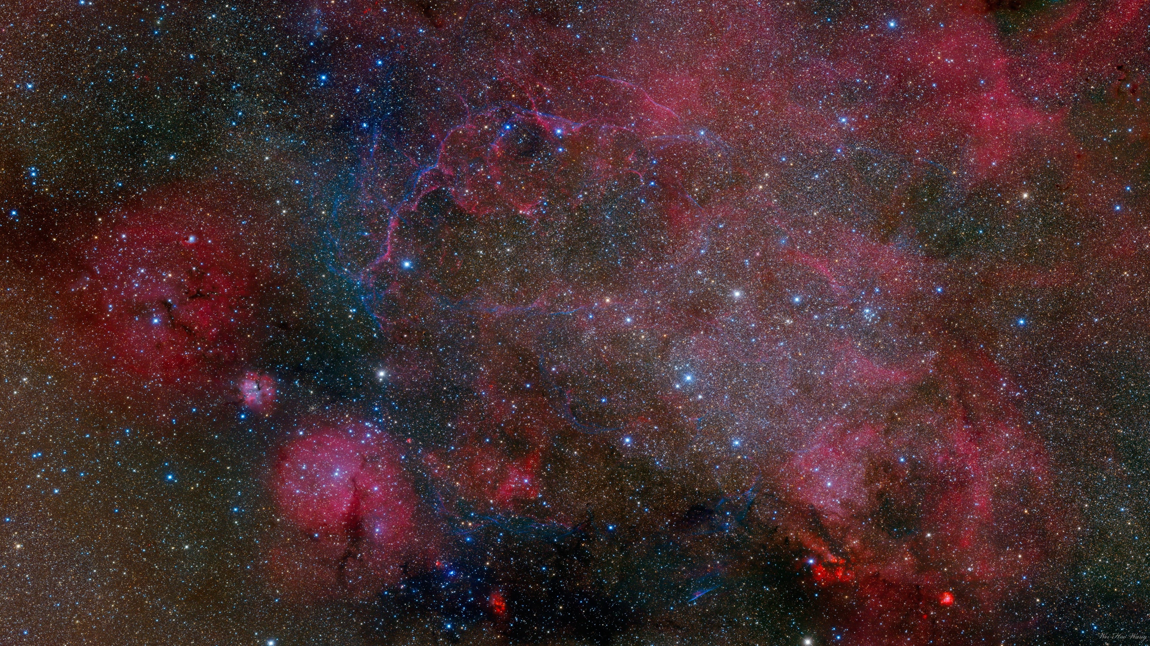 space, 4K, astronomy, astrophoto, stars, nebula, starry sky, HD Wallpaper
