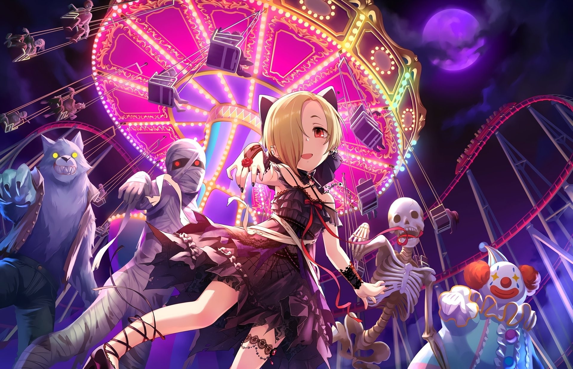 The Idolmaster: Cinderella Girls Starlight Stage, Koume Shirasaka, Anime, 1080P, HD Wallpaper