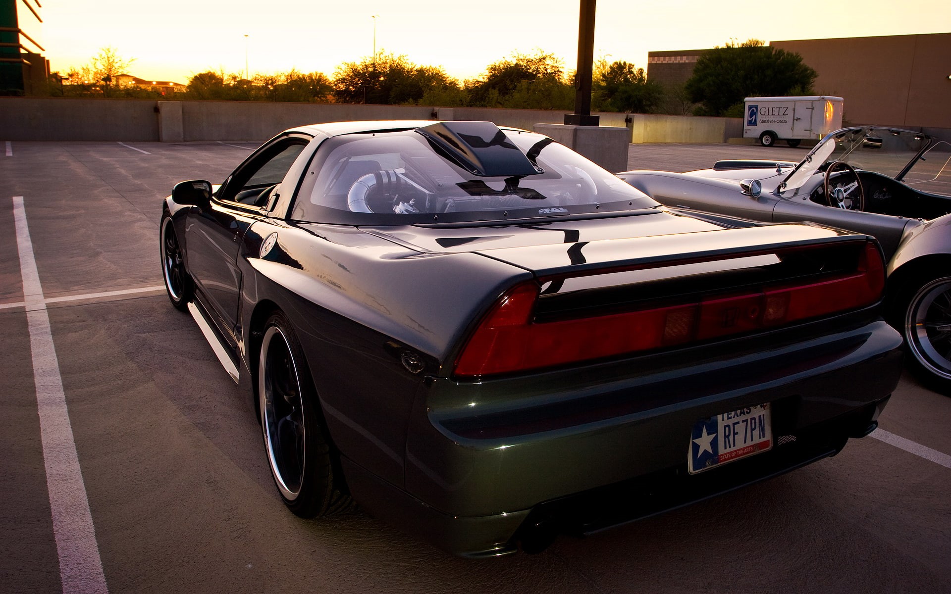black, acura, cars, hd, coupe, honda, nsx, 1080P, HD Wallpaper