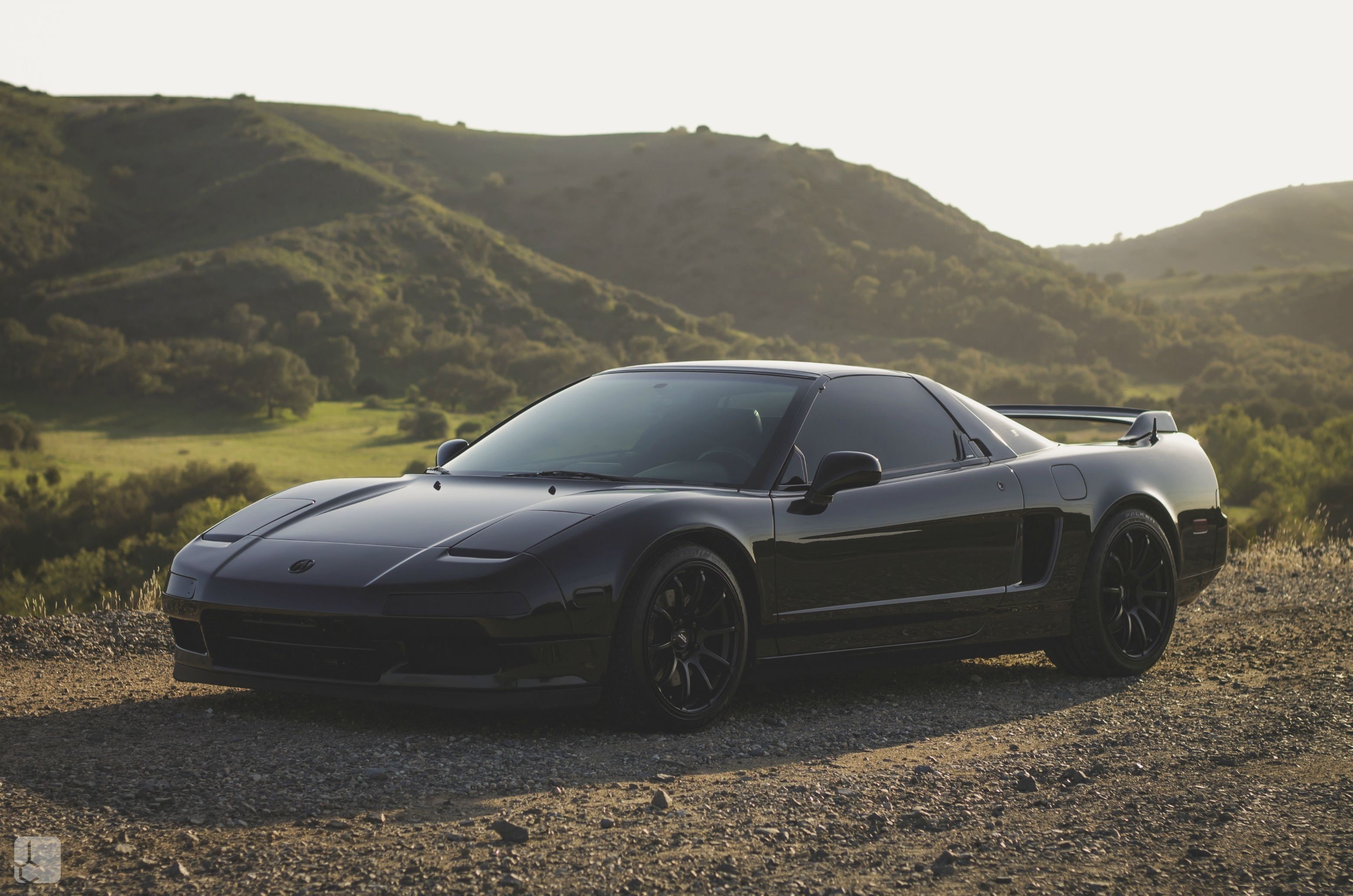 outdoors, car, day, sky, 2K, non-urban scene, mountain range, acura, JDM, sunlight, land, no people, transportation, clear sky, luxury, environment, mode of transportation, HD Wallpaper