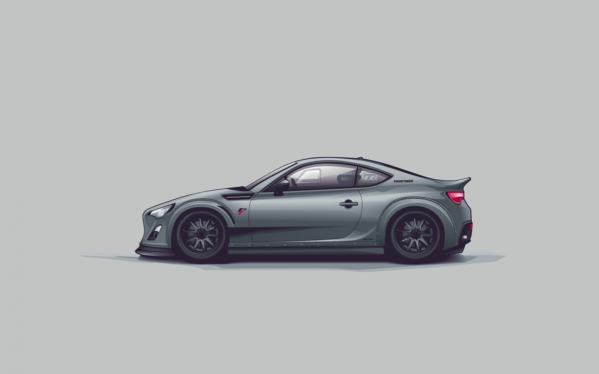 single object, Toyota 86, mode of transportation, indoors, sports car, studio shot, copy space, retro styled, cut out, car, land vehicle, motor vehicle, HD Wallpaper