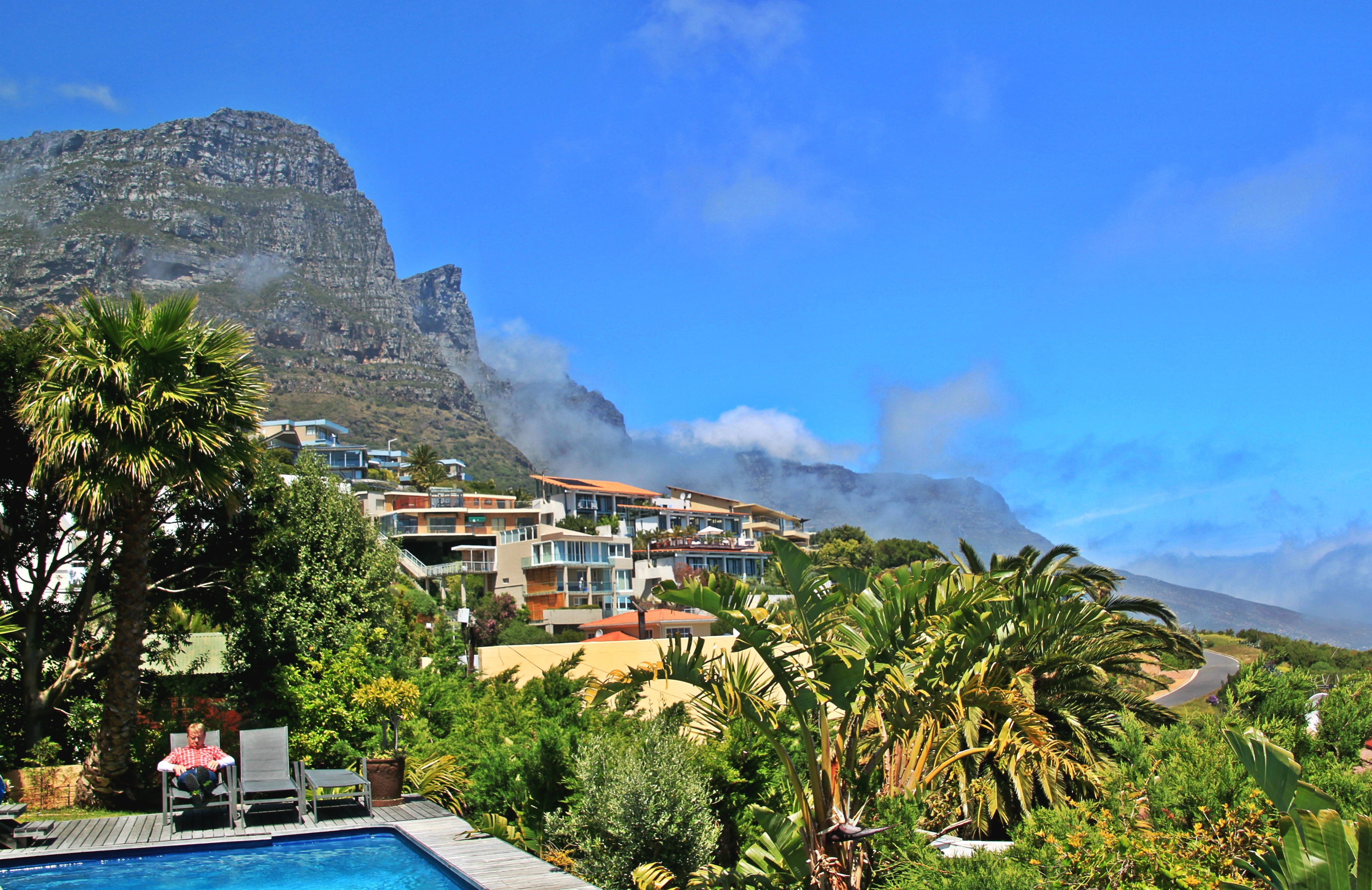 sunny, architecture And Buildings, Twelve Apostles, vacations, city, travel Locations, landscape, holiday accommodation, rock, table mountain, Camps Bay, HD Wallpaper