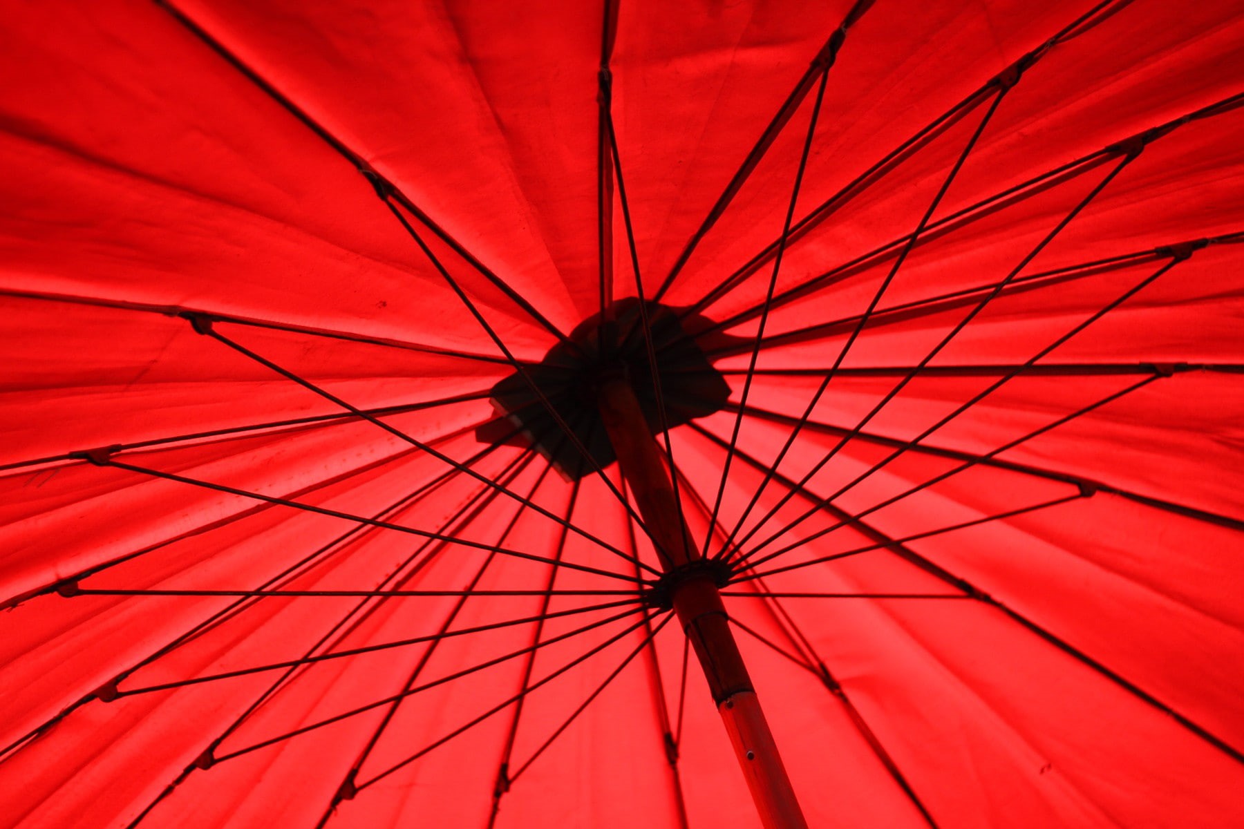red, outdoors, large, close-up, no people, protection, single object, parasol, 720P, amusement park, full frame, concentric, pattern, low angle view, arts culture and entertainment, HD Wallpaper