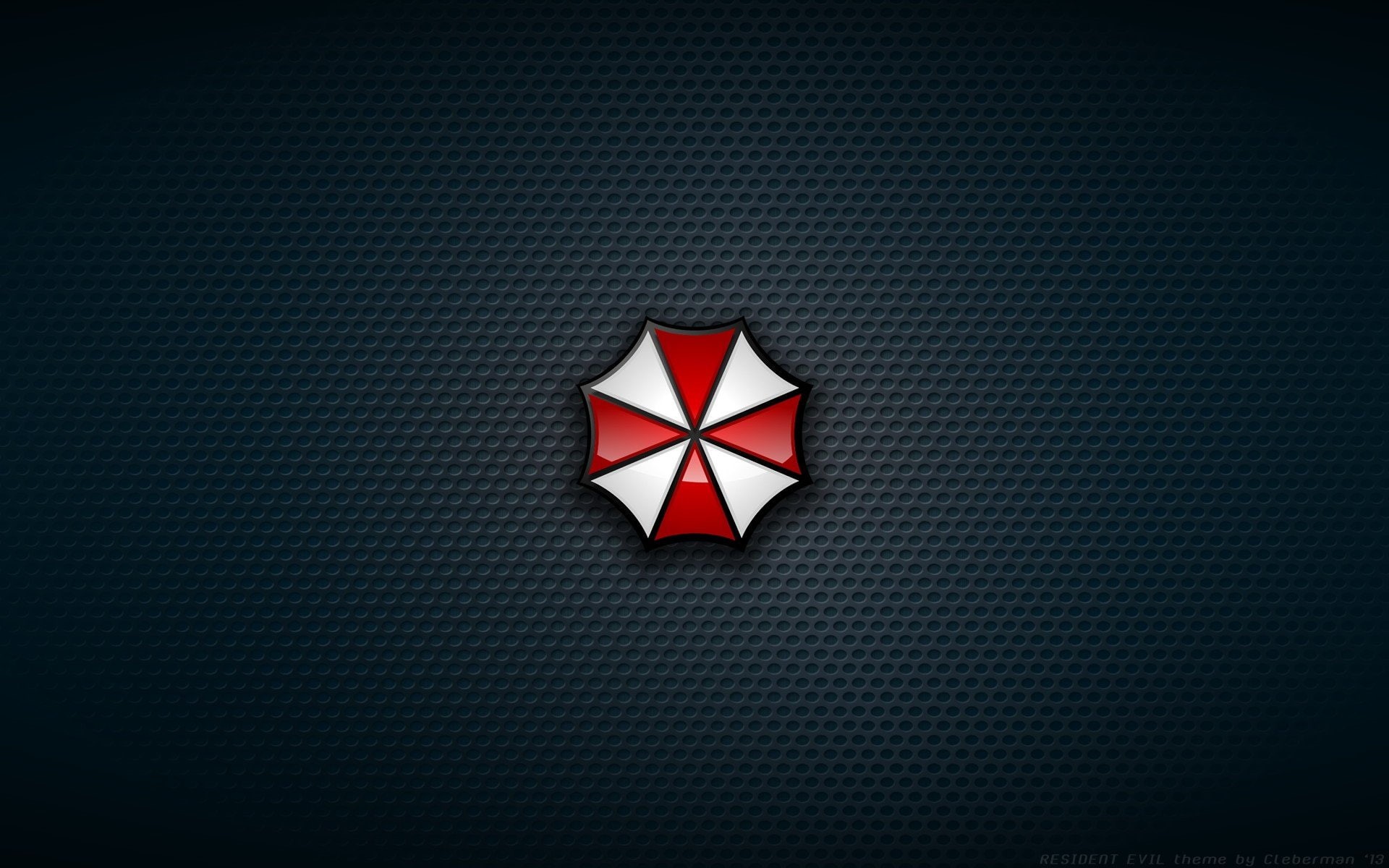 corp, 1080P, resident, umbrella, evil, logos, grid, HD Wallpaper