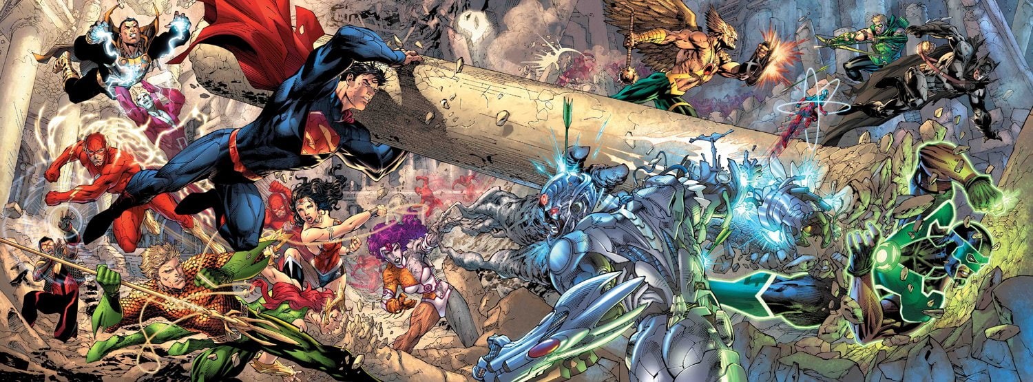 Justice League, Wonder Woman, DC Comics, Green Arrow, outdoors, Cyborg (DC Comics), 720P, representation, Flash, Deadman (DC Comics), animal representation, HD Wallpaper