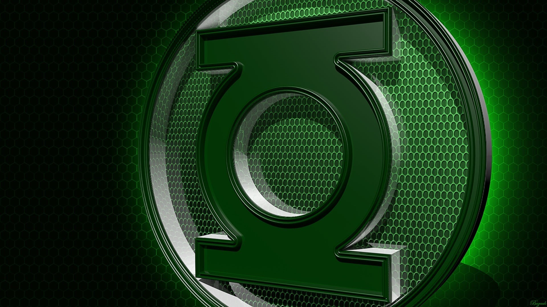 logo, speaker, green, design, comics, indoors, shape, geometric shape, metal, pattern, equipment, green color, mode of transportation, land vehicle, HD Wallpaper