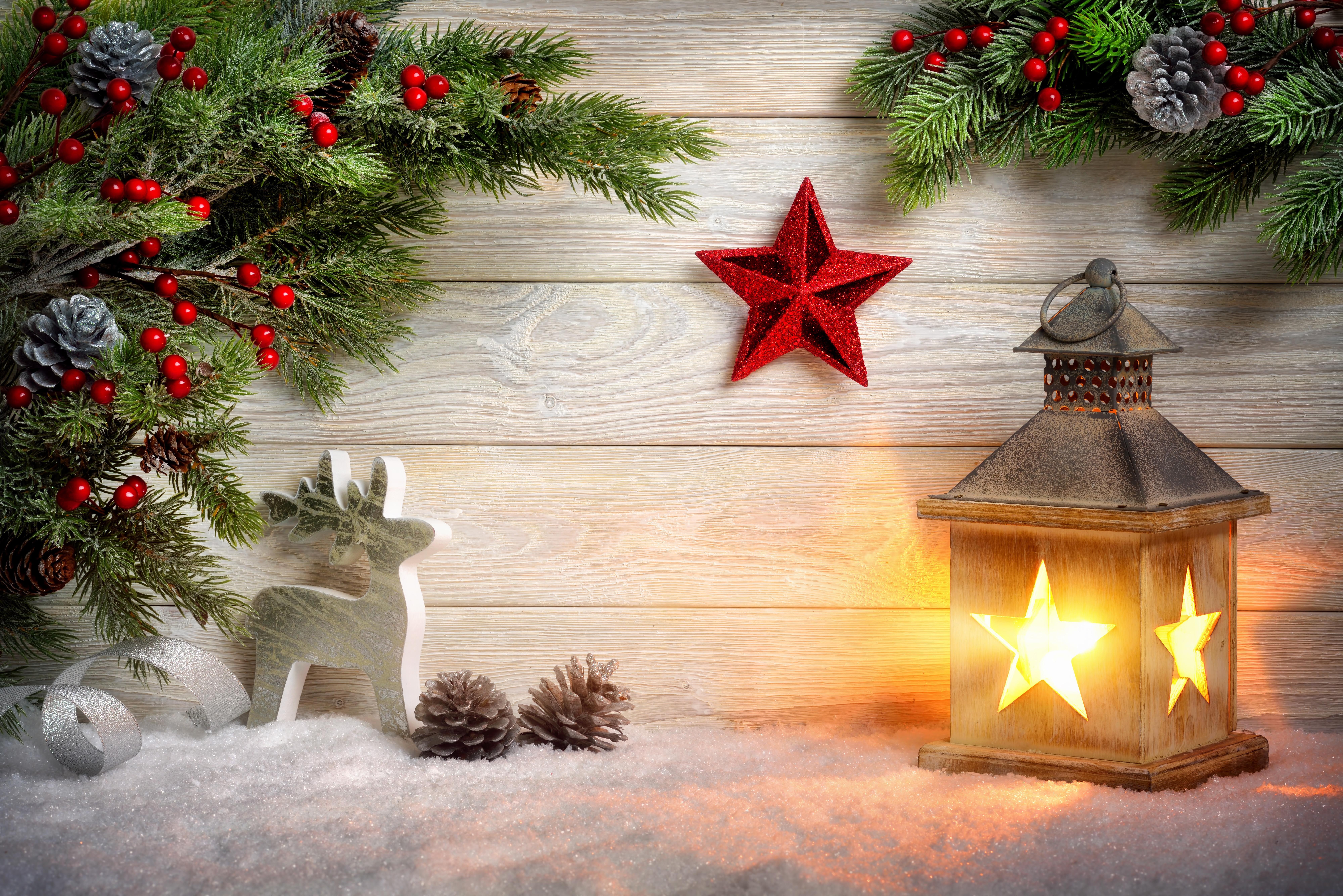 holiday, star, christmas Ornament, bumps, lighting Equipment, shiny, lantern, pine, retro Styled, spruce Tree, brown, wood - Material, illuminated, december, HD Wallpaper