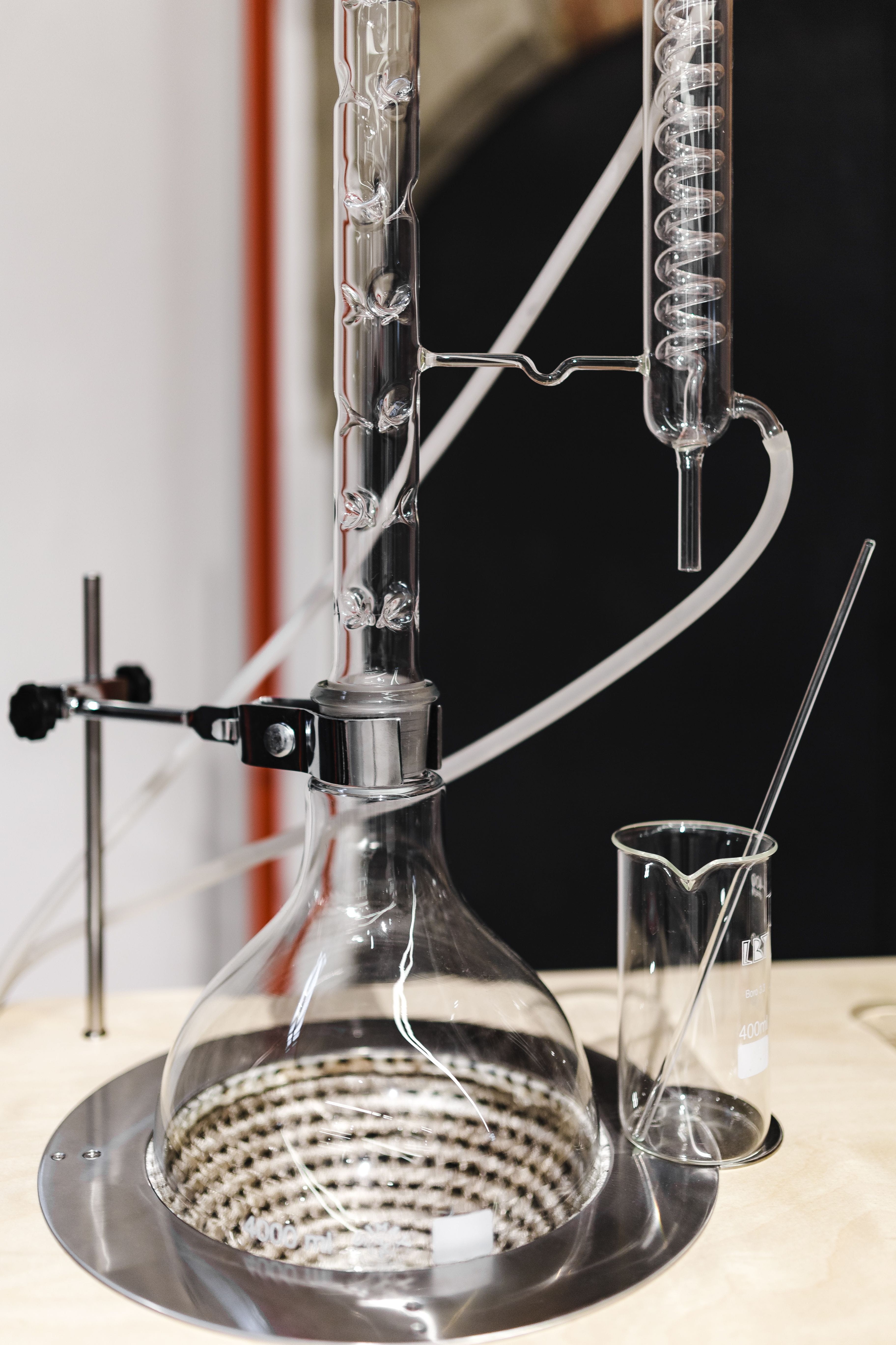 metal, still life, kitchen utensil, table, no people, household equipment, laboratory, day, hanging, indoors, empty, mixture, container, nature, distillation, Phone HD Wallpaper