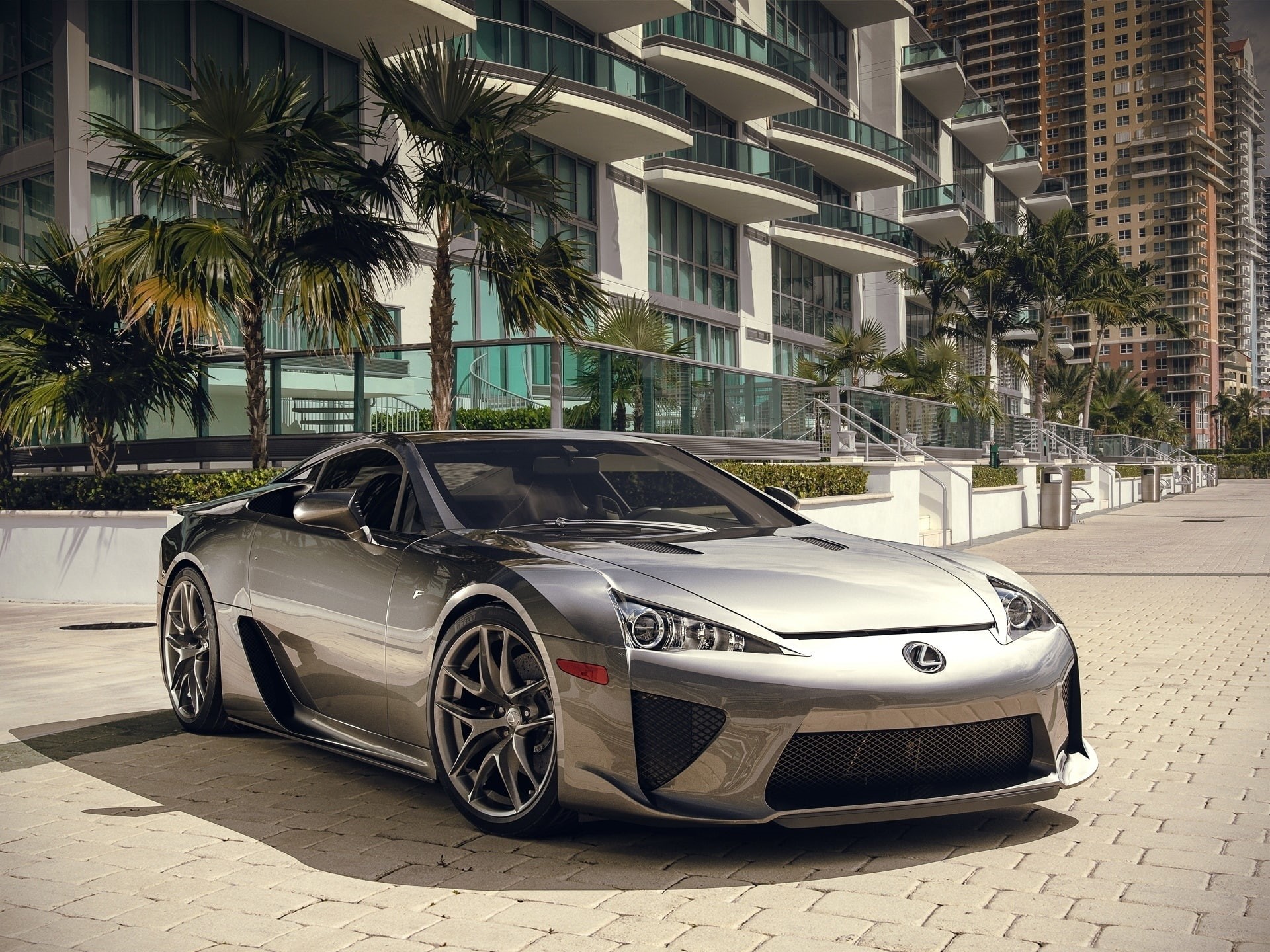 Silver, Front, lfa, Lexus, Supercar, 1080P, View, HD Wallpaper