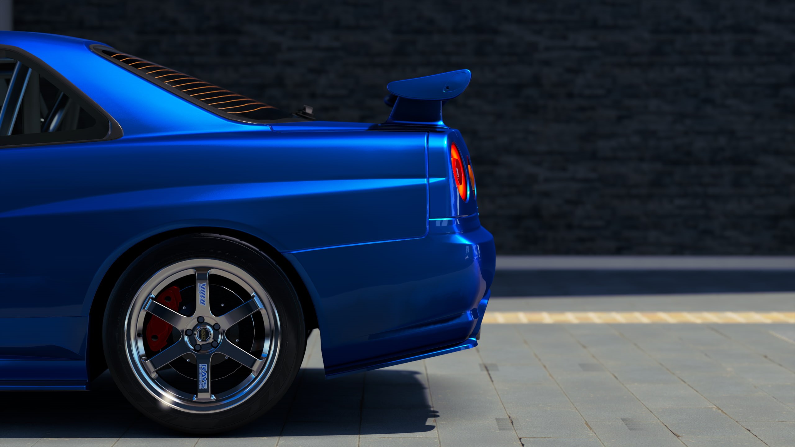Rocket Bunny, car, forza horizon 3, Nissan GTR, 2K, 2K, video games, Nissan Skyline GT-R R34, HD Wallpaper