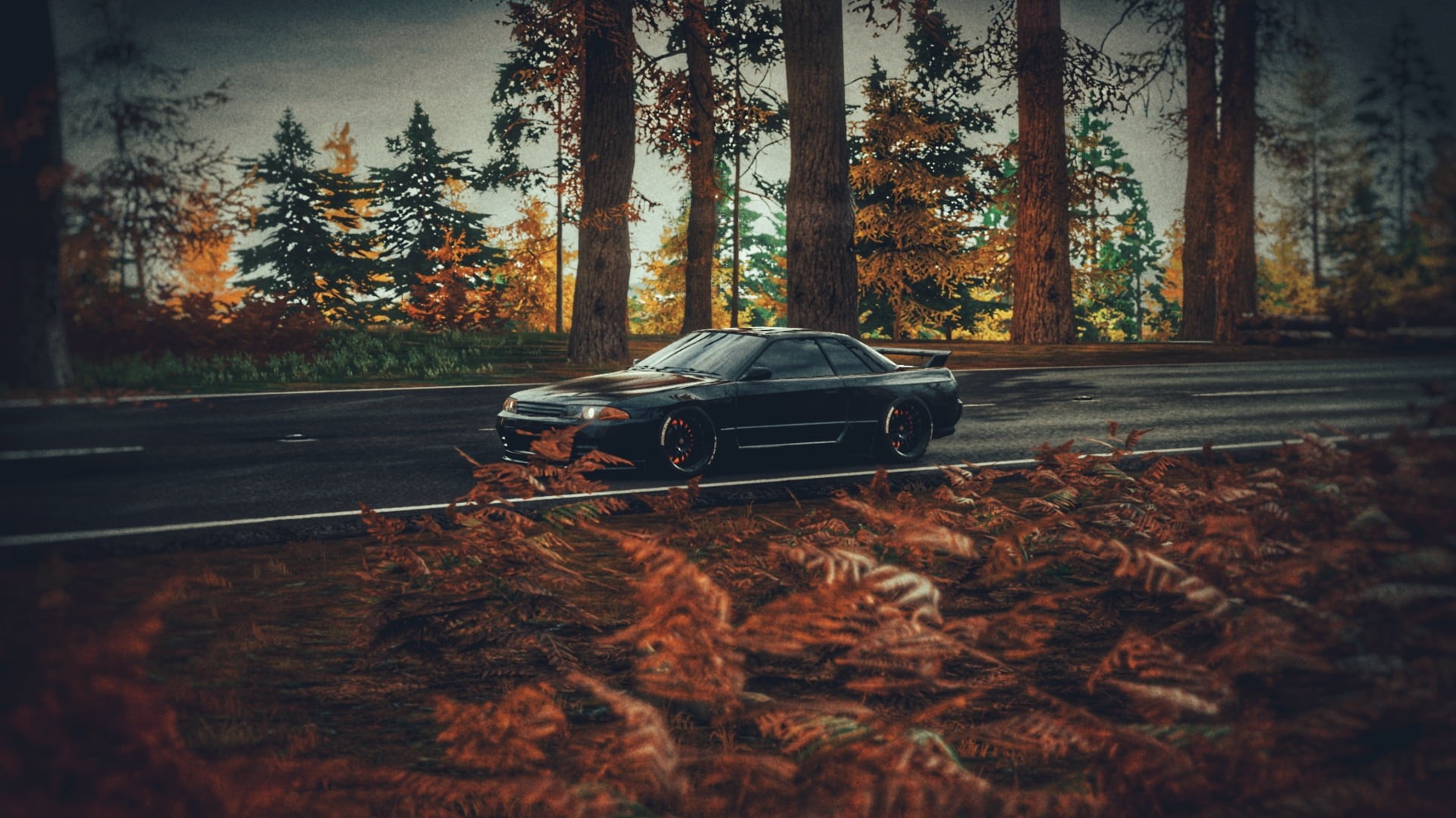 r32, Forza Horizon 4, Nissan GTR R32, Nissan, car, 1080P, HD Wallpaper