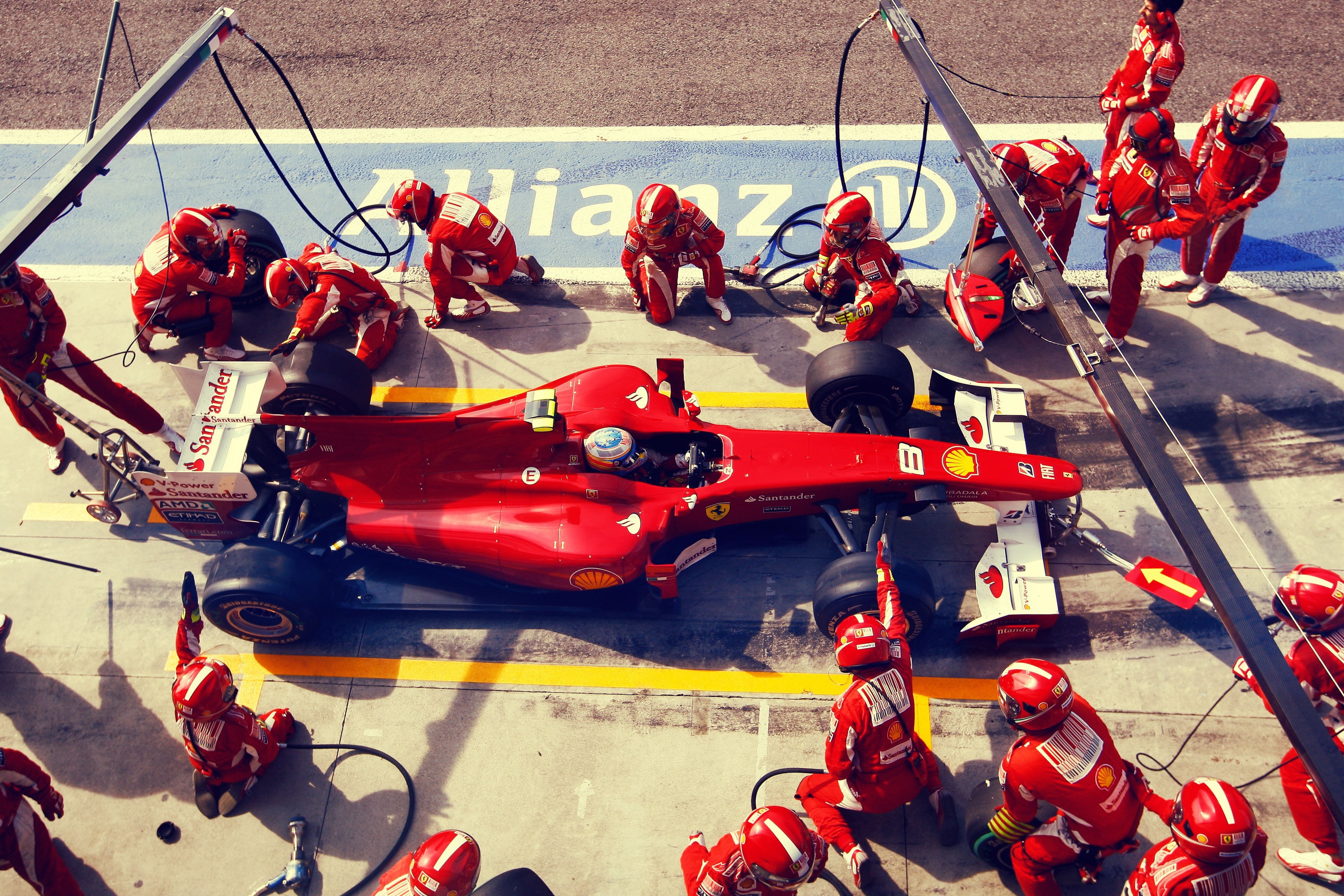 racing, 4K, sports, race cars, sport, Ferrari F1, vehicle, HD Wallpaper