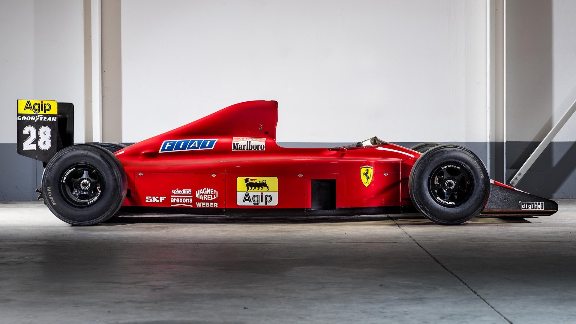 Race Car, Red Car, Ferrari, Formula 1, 1080P, Ferrari F1-89, Car, HD Wallpaper