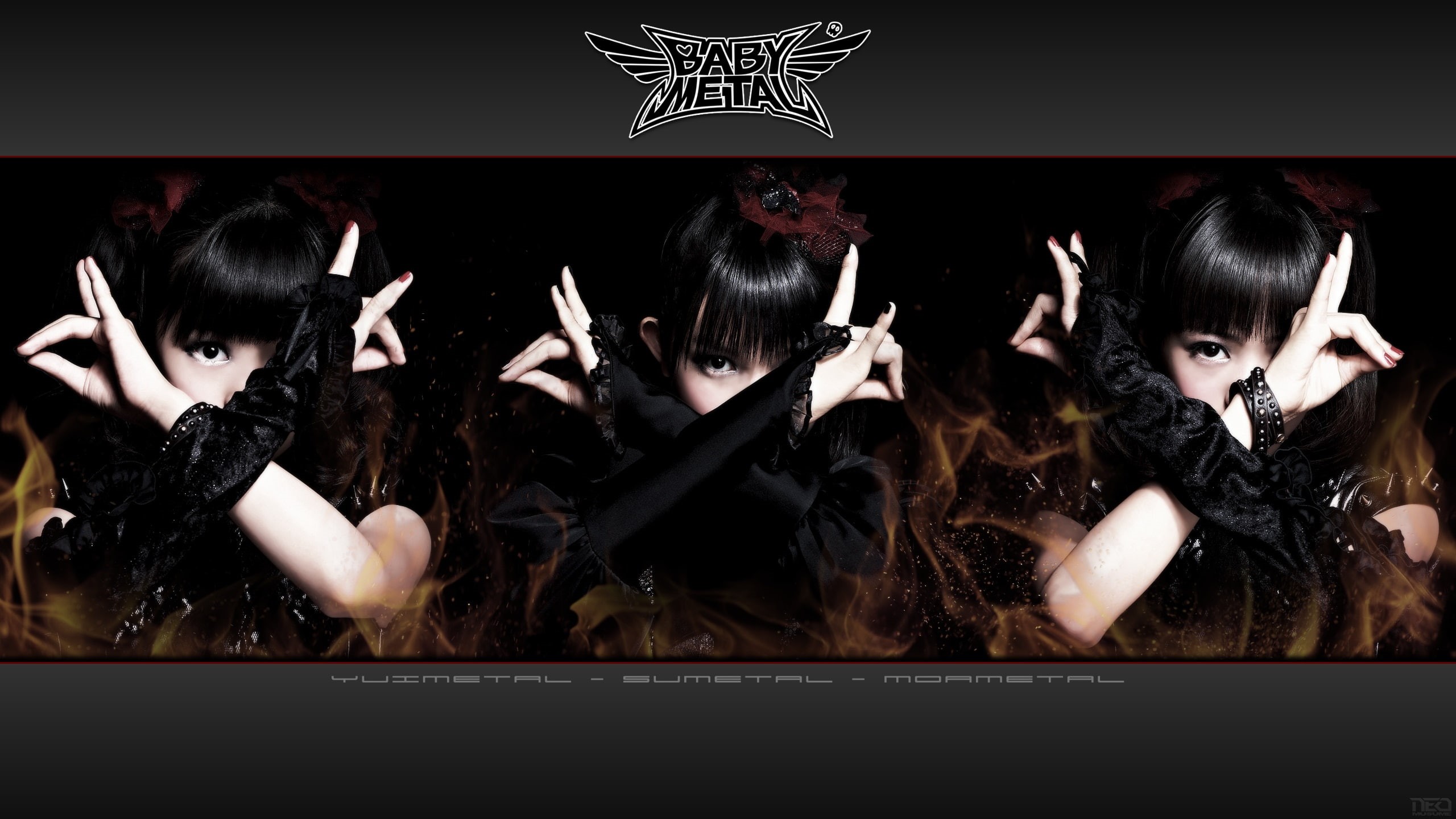 Babymetal, Group, Japanese, Girls, 2K, HD Wallpaper