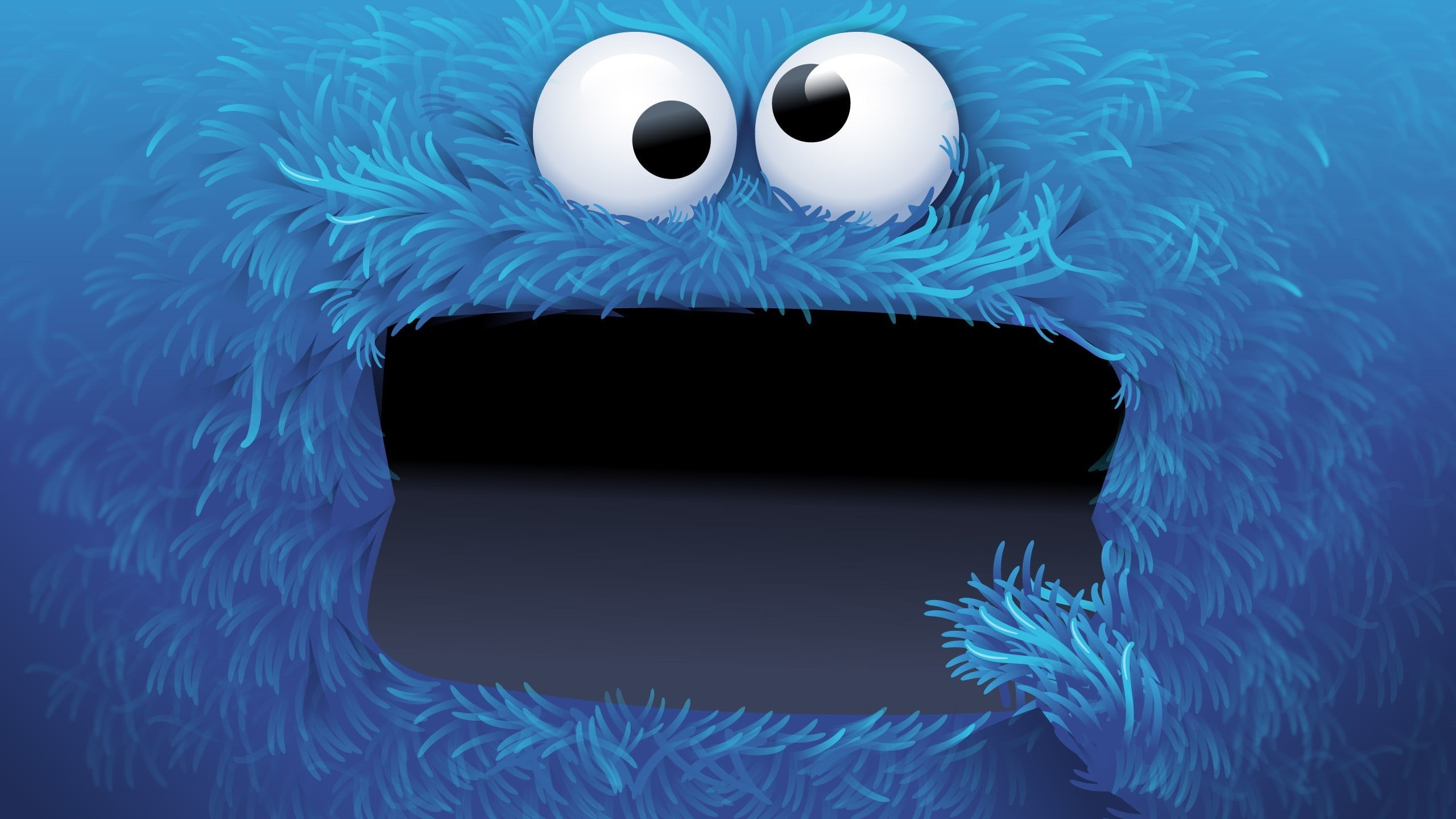 close-up, blue, artwork, bird, art and craft, Cookie Monster, representation, swimming, 2K, underwater, animal wildlife, animal themes, sea, cookie, swimming pool, HD Wallpaper