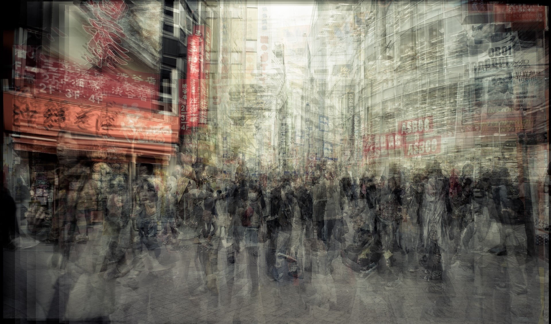 glass - material, street, motion blur, Tokyo, large group of people, near, blurred motion, transparent, city, building, building exterior, outdoors, city life, HD Wallpaper