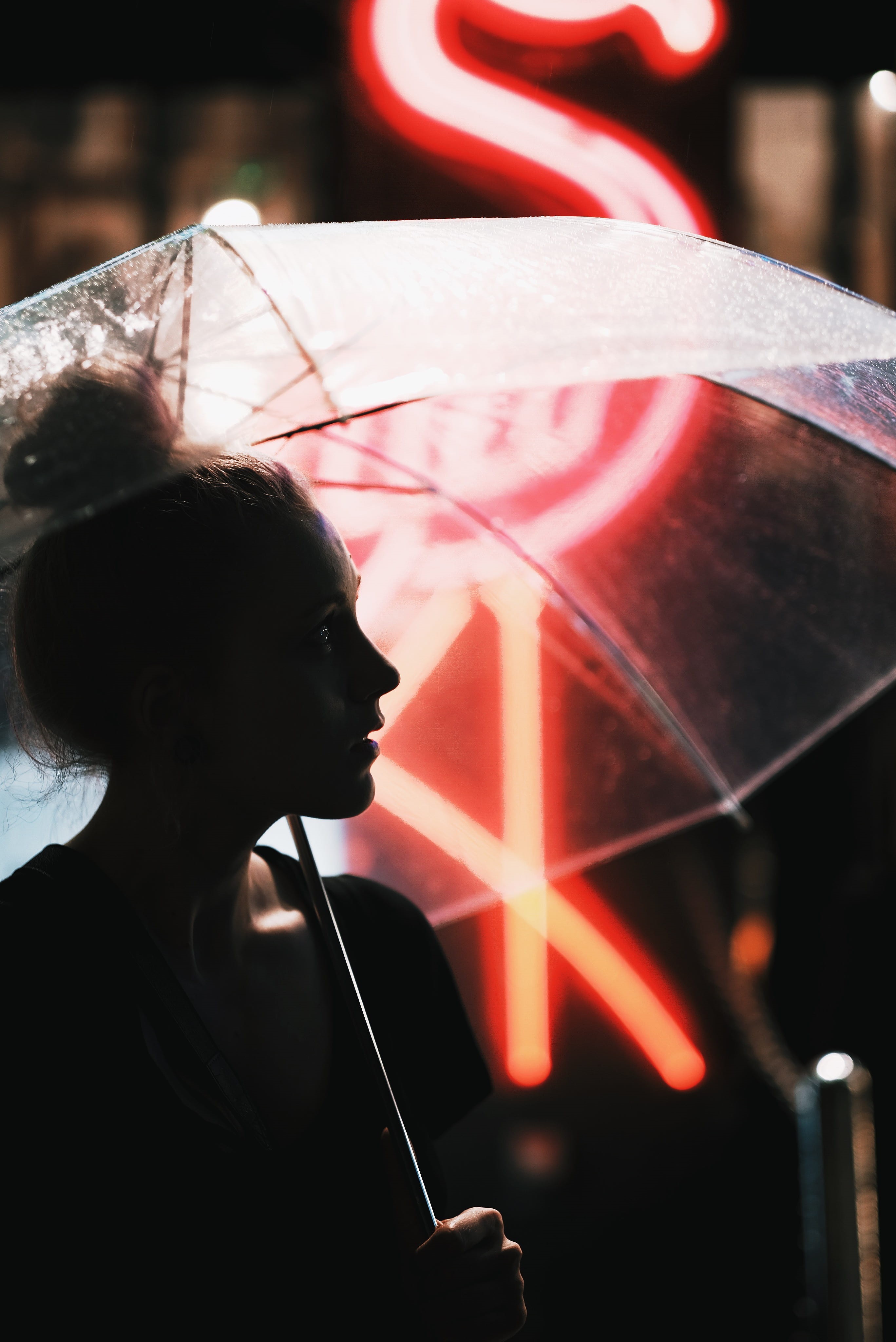 real people, illuminated, woman, tokyo, street, one person, day, lifestyles, neon, plastic, 4K, women, person, leisure activity, one animal, neon light, Phone HD Wallpaper