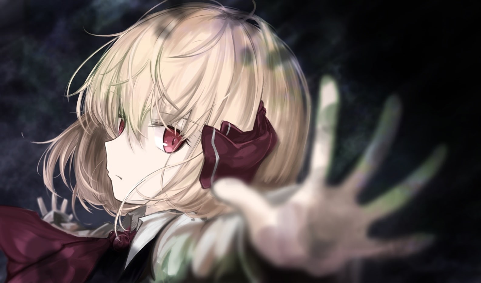 blonde, one person, leisure activity, young adult, bangs, indoors, adult, blond hair, real people, Anime, young women, women, 720P, selective focus, hairstyle, HD Wallpaper