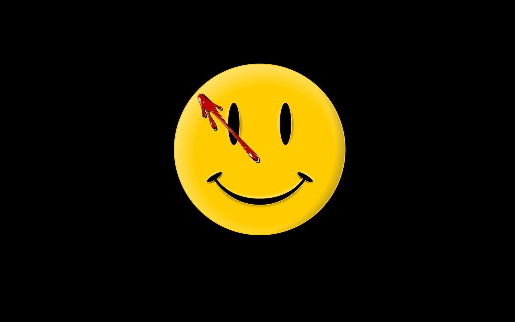 emoji, yellow, smiley, illustration, Watchmen, 720P, HD Wallpaper