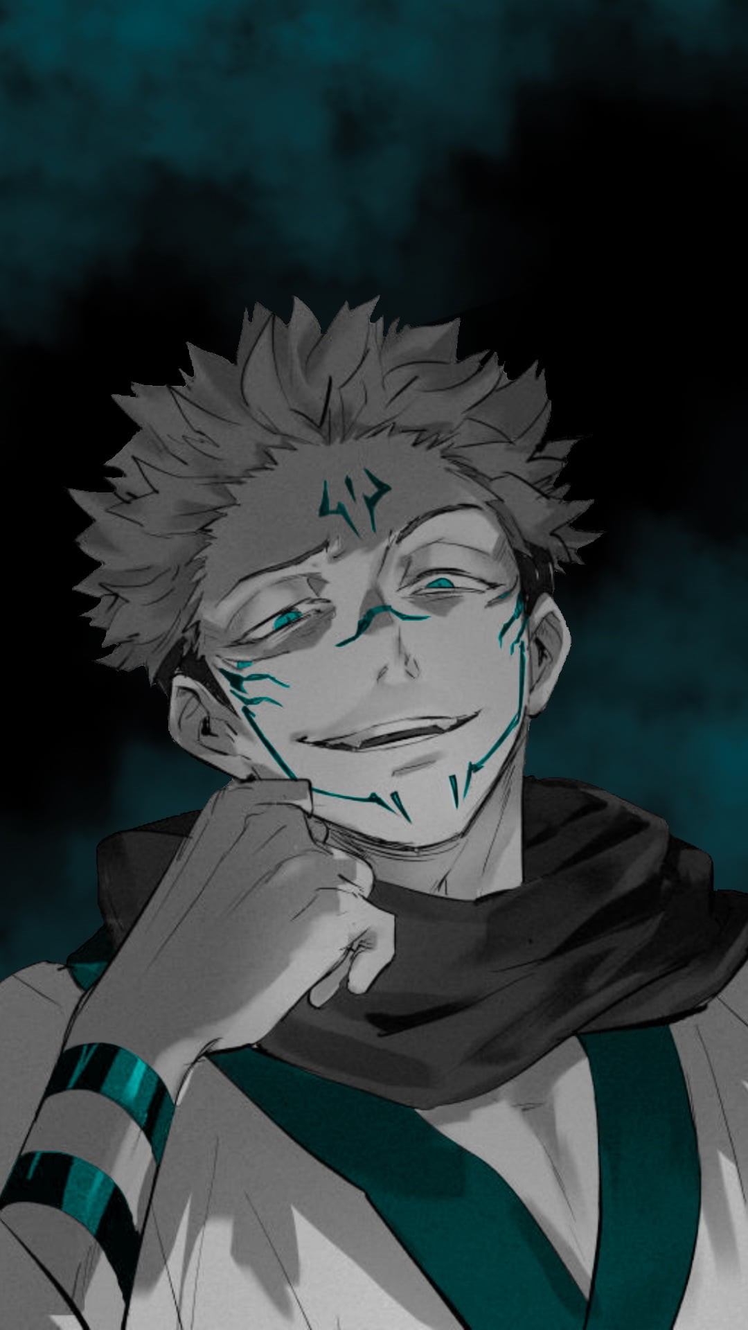 Yuji Itadori, Ryomen Sukuna, Jujutsukaisen, 1080P, Phone HD Wallpaper