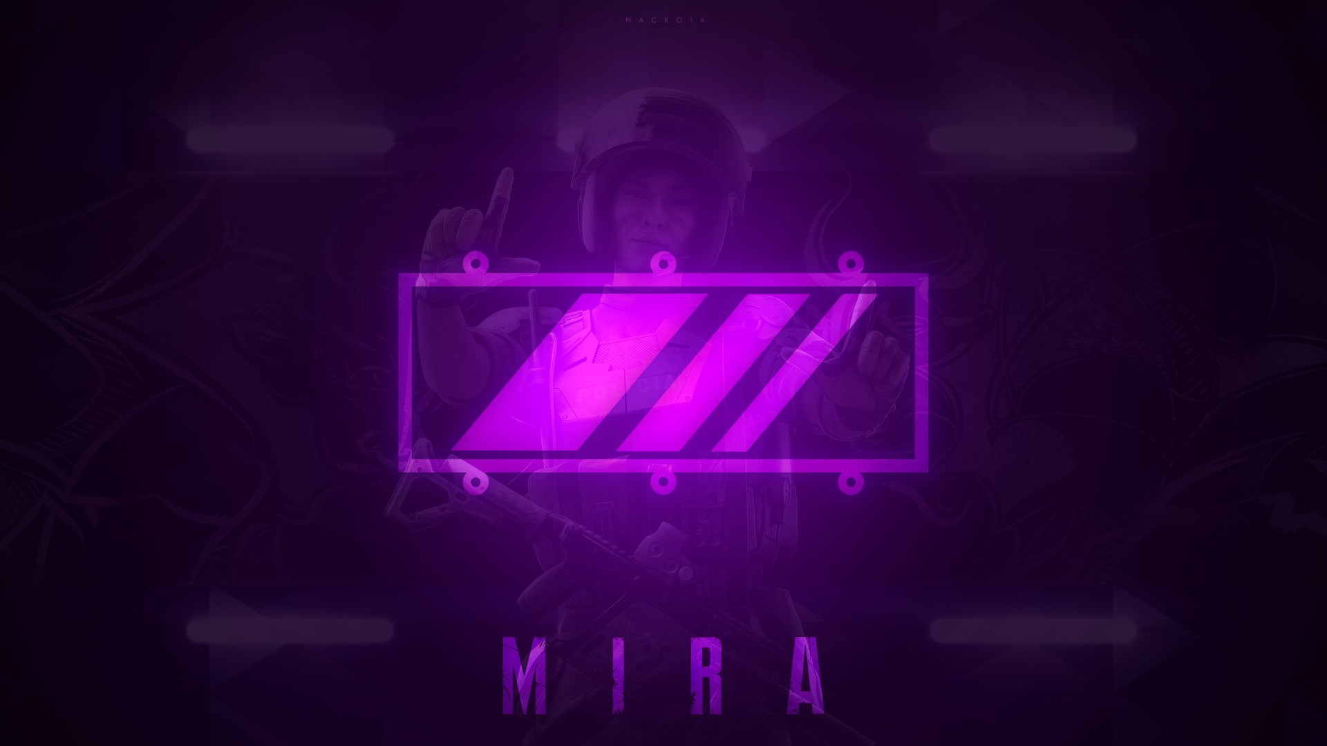 Minimalist, 1080P, Mira (Tom Clancys Rainbow Six: Siege), Tom Clancys Rainbow Six: Siege, Video Game, Operation Velvet Shell, HD Wallpaper